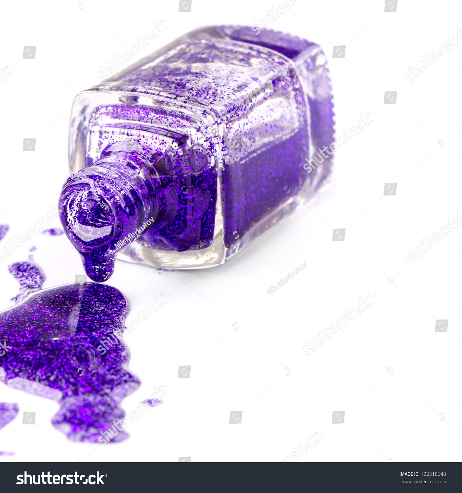 Nail Polish On White Background Stock Photo 122518648 : Shutterstock