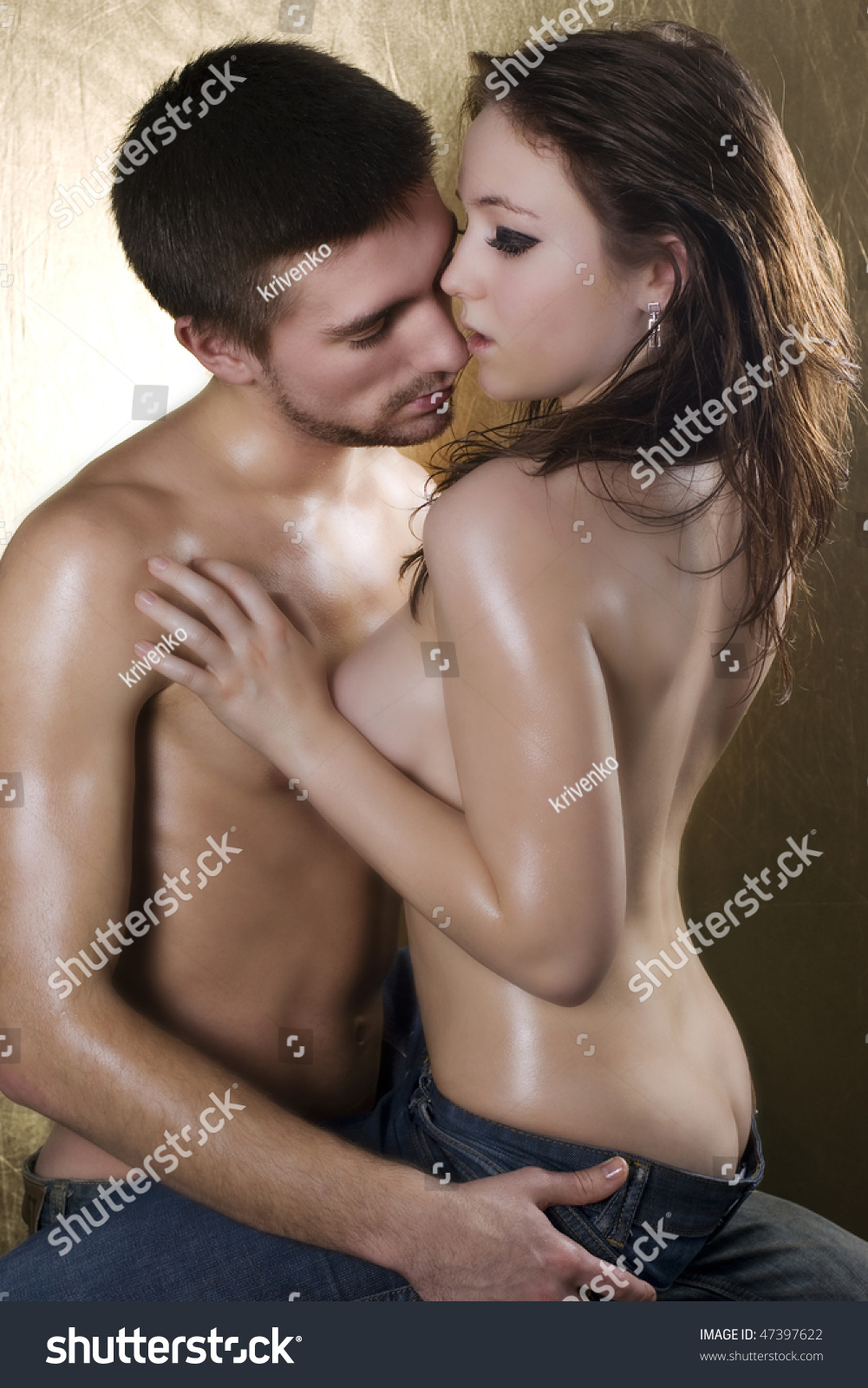 Men Topless Teens Kissing 90