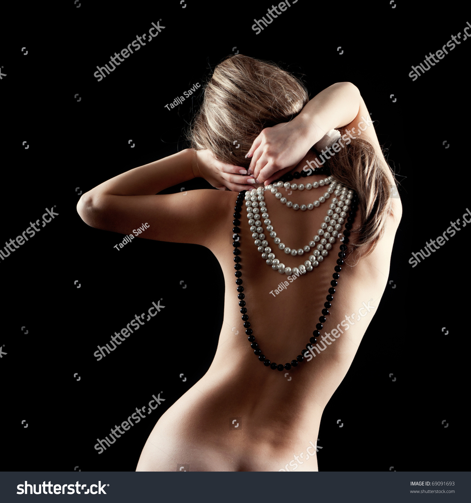 stock photo gorgeous nude girl from back stock photo gorgeous nude girl from back