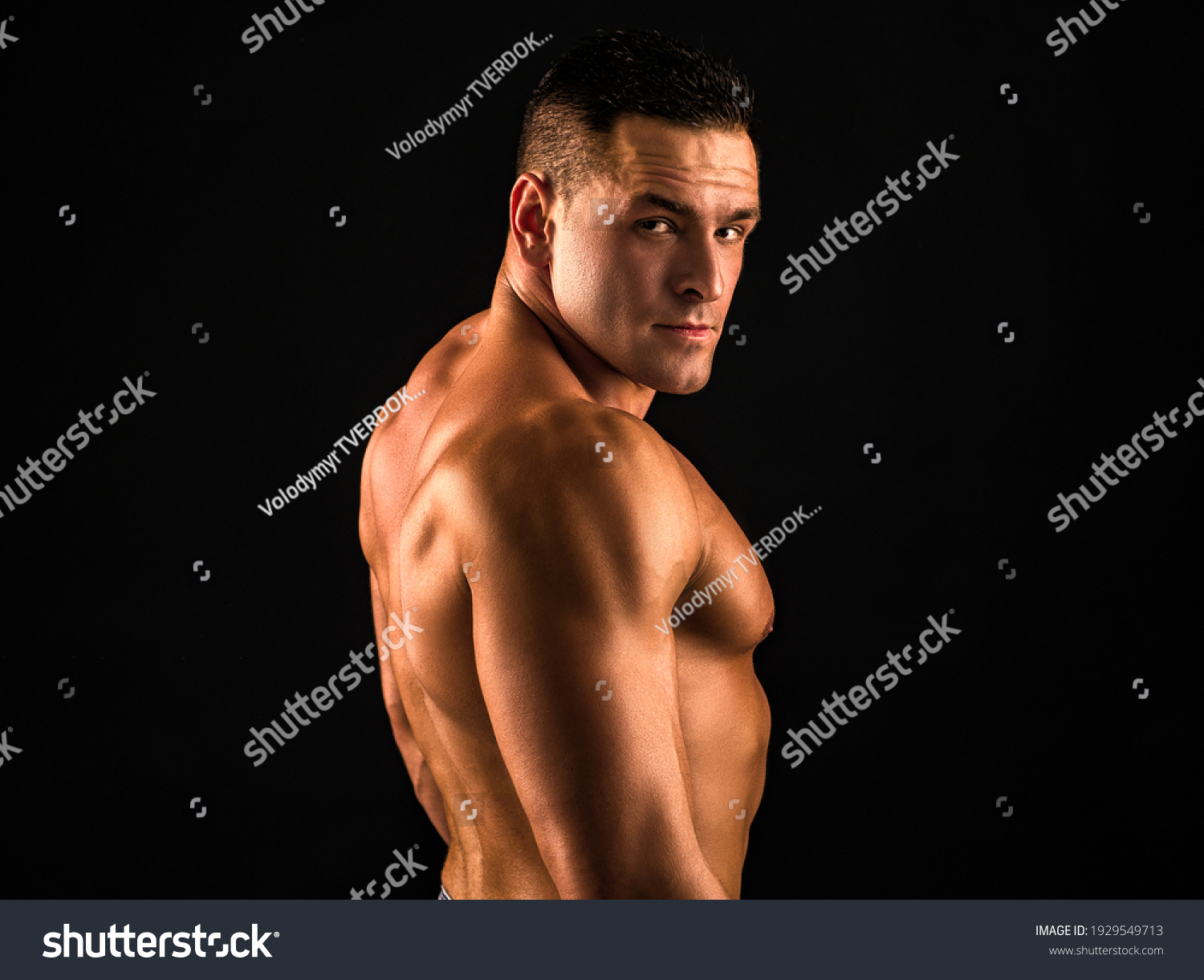 Naked Man Bare Torso Nude Male Stockfot Shutterstock