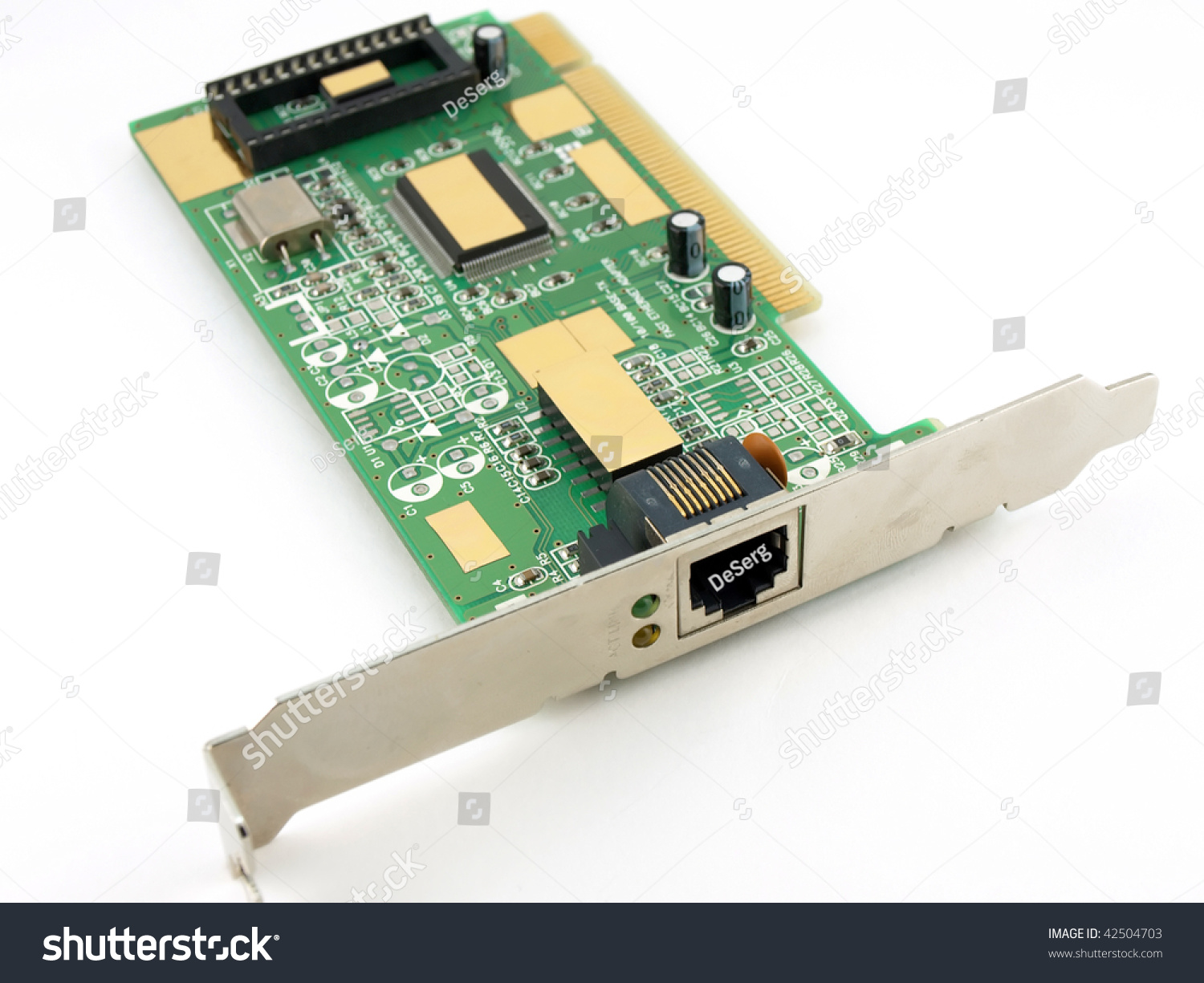 Network Card For Computer Stock Photo 42504703 Shutterstock
