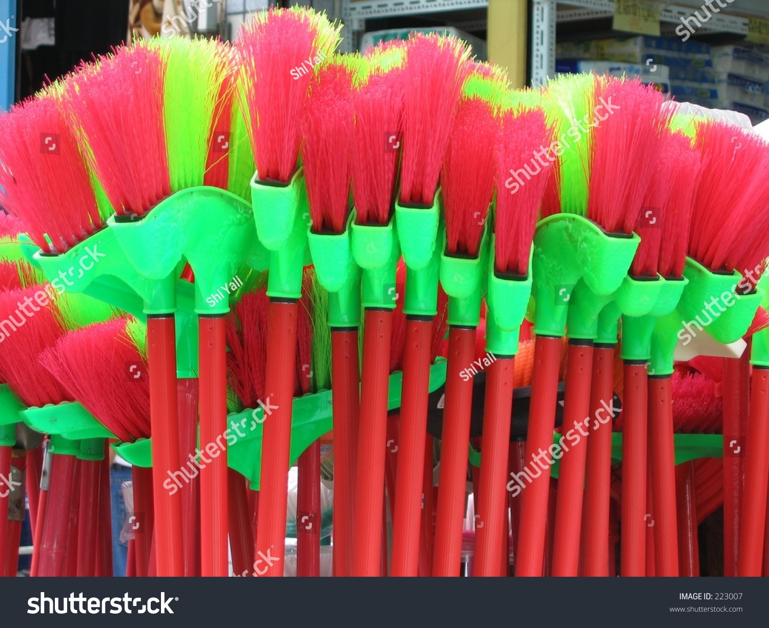 New Brooms Sweep Clean Stock Photo 223007 : Shutterstock