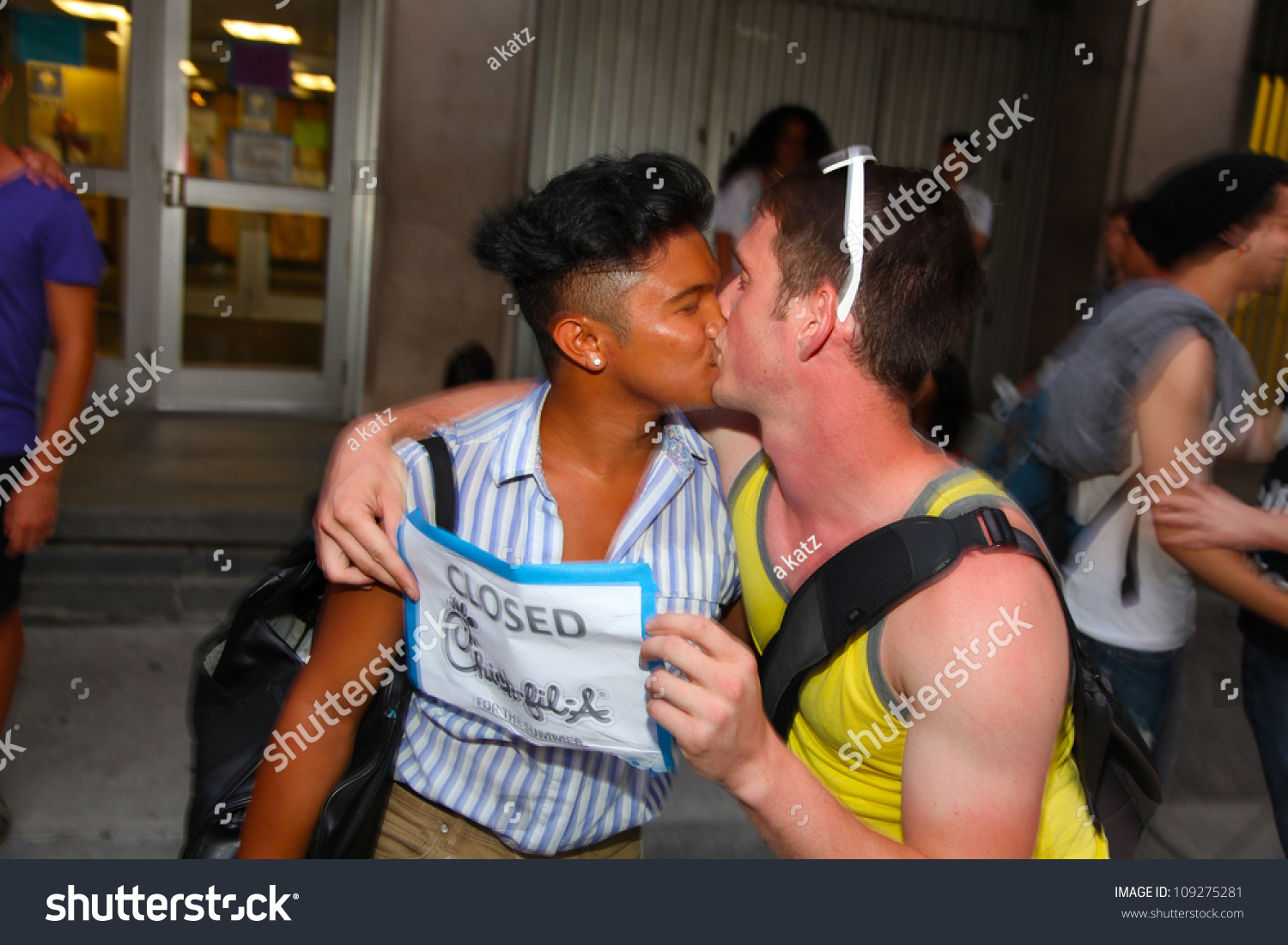 New York City August 3 National Same Sex Kiss Day Began In Response