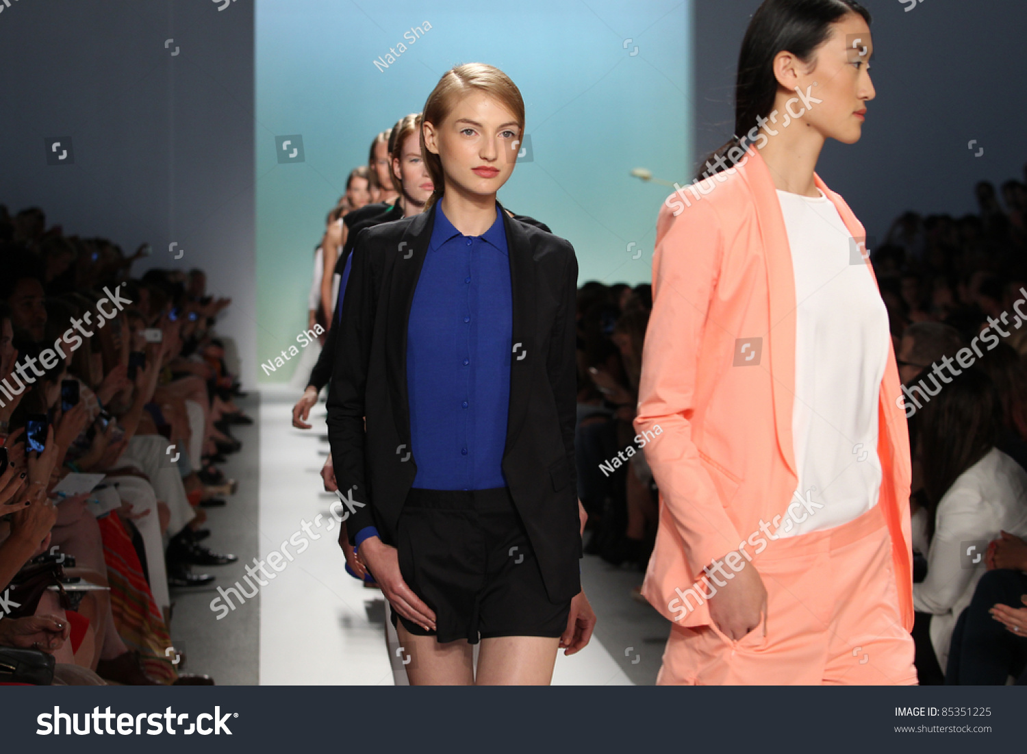NEW YORK SEPTEMBER 13 Models walk the runway at the TIBI S S 2012 collection presentation during Mercedes-Benz Fashion Week on September 13 2011 in New York NEW YORK SEPTEMBER 13 Models walk the runway at the TIBI S S 2012 collection presentation during Mercedes-Benz Fashion Week on September 13 2011 in New York