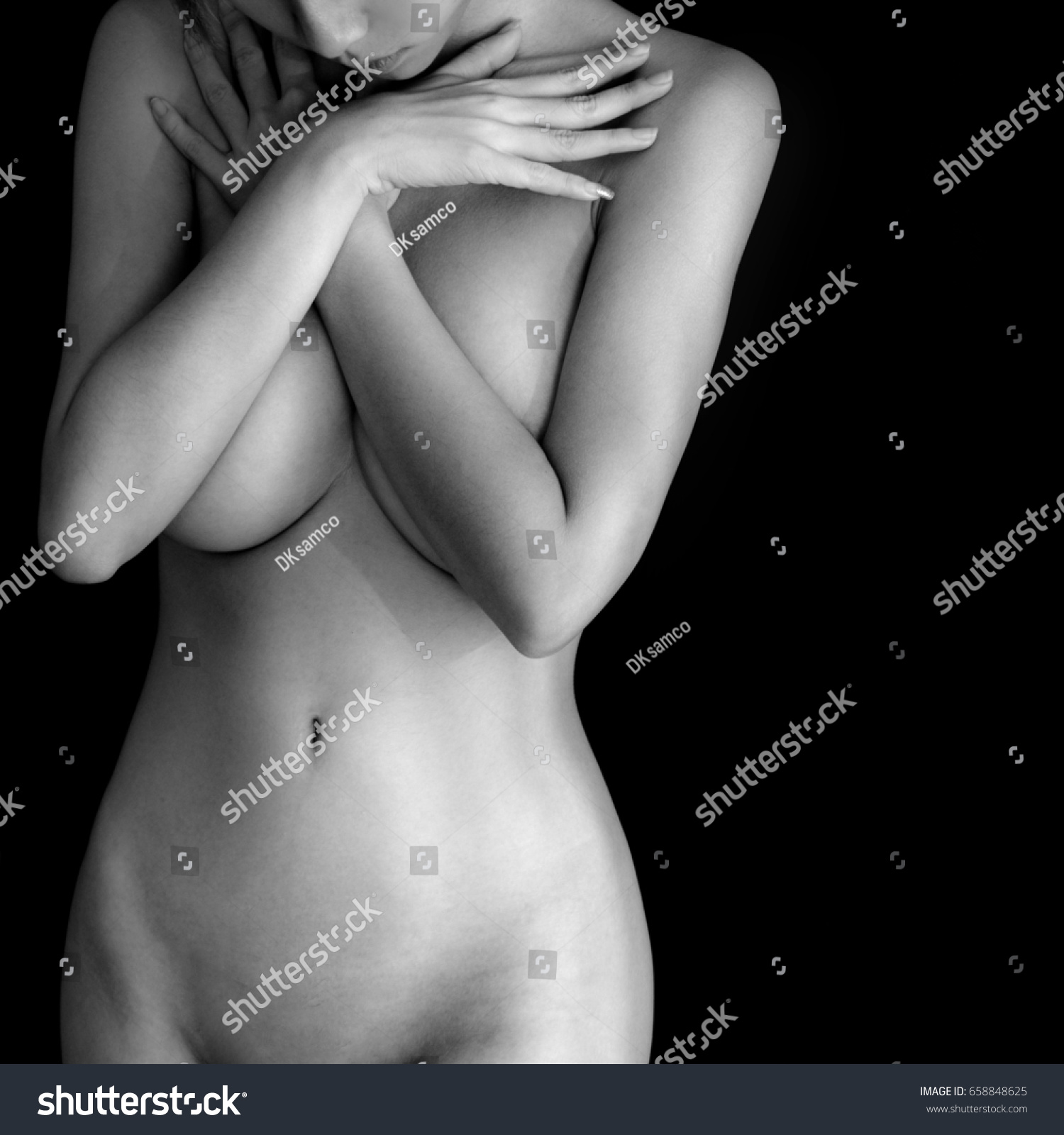 Nude Woman Sexy Artistic Black White Stock Photo Shutterstock