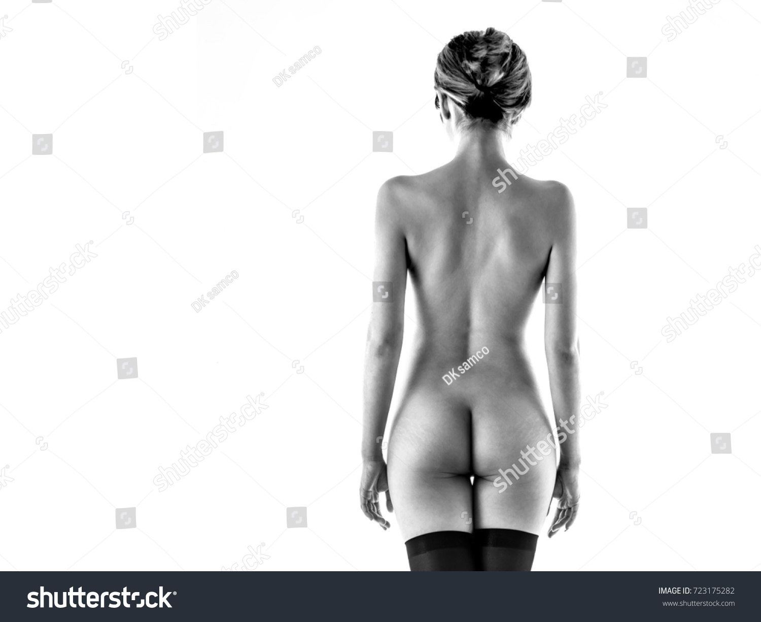 Nude Woman Sexy Artistic Black White Stock Photo 723175282 Shutterstock