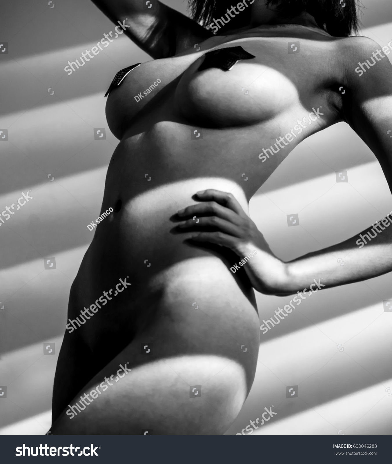 Nude Woman Sexy Artistic Black White Stock Photo Edit Now