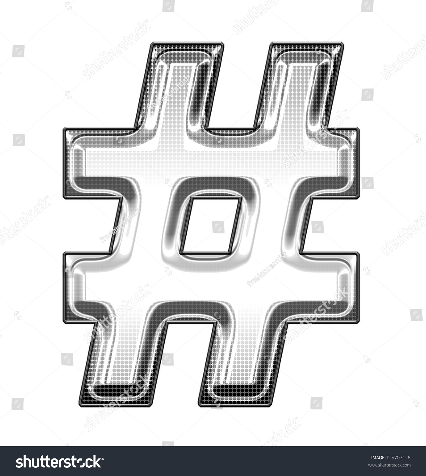 Number Sign Stock Photo 5707126 : Shutterstock