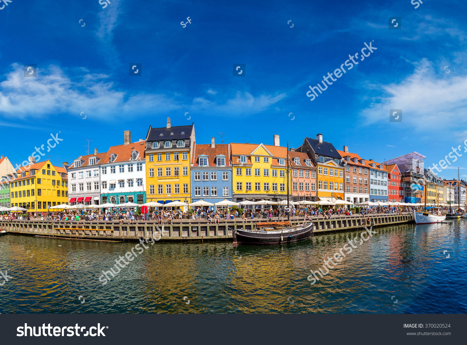 Nyhavn District Is One Of The Most Famous Landmark In Copenhagen In A