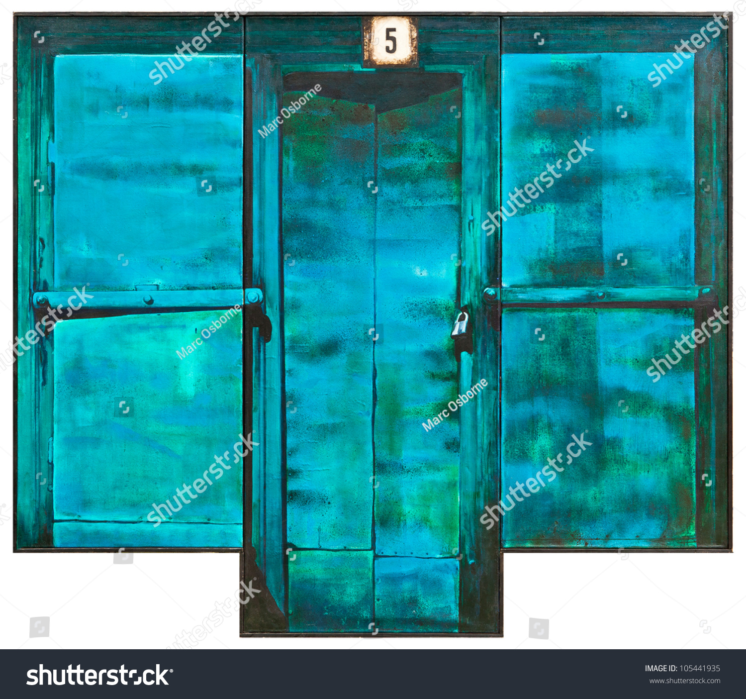 Oil Painting Door Composition Ii Stock Photo 105441935 Shutterstock