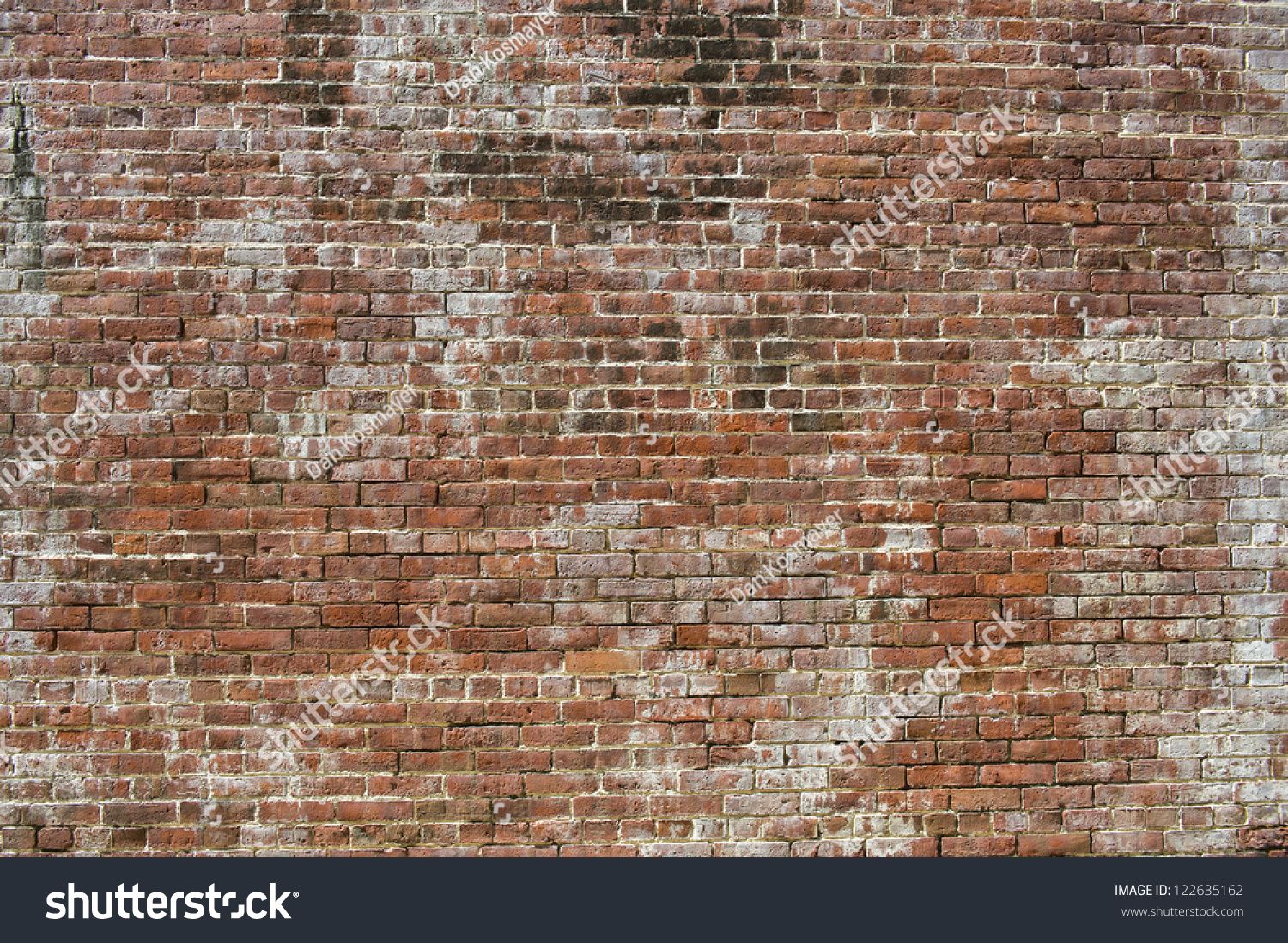 Old Brick Wall In A Background Image Stock Photo 122635162 : Shutterstock