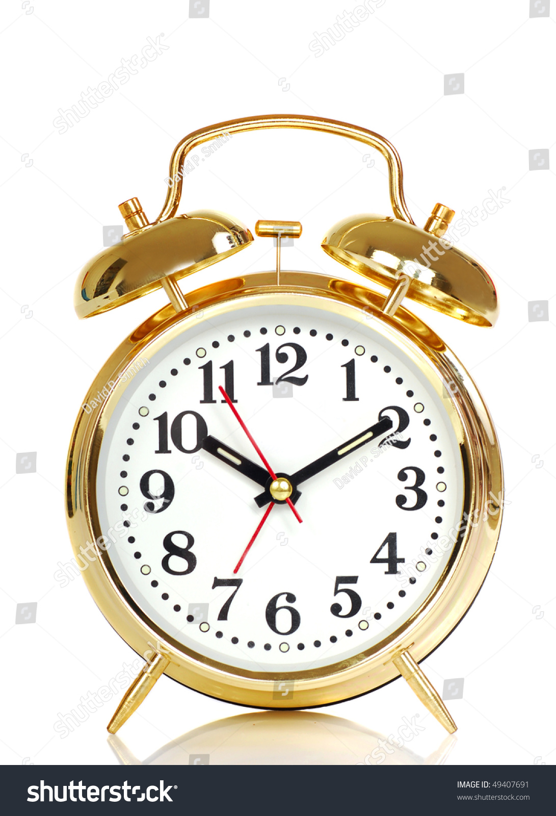 Old Fashioned Bell Alarm Clock Isolated Stock Photo 49407691 - Shutterstock1091 x 1600