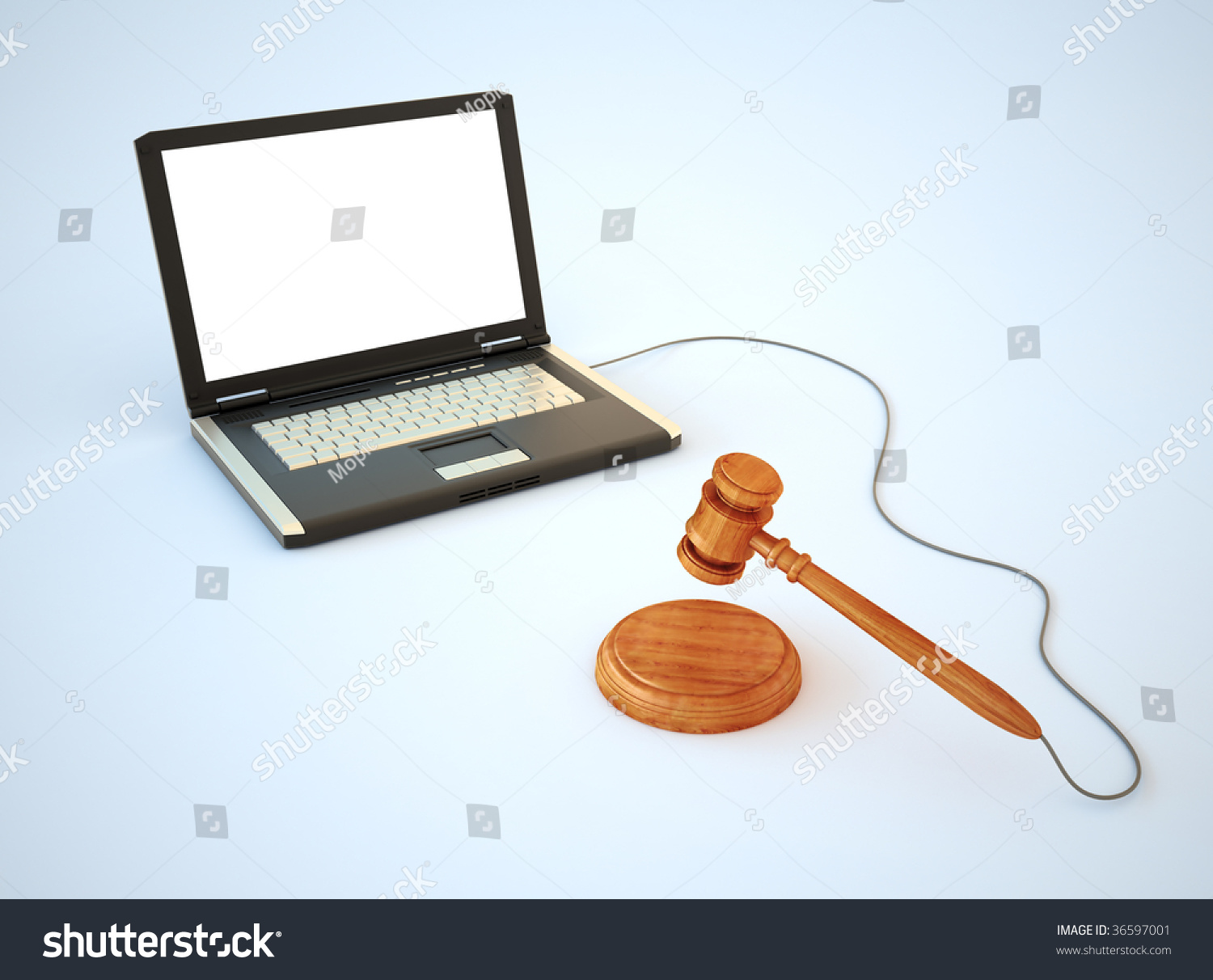 On-Line Internet Auction Bidding Stock Photo 36597001 : Shutterstock