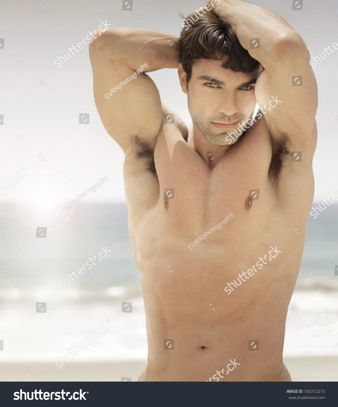 Outdoor Bright Sensual Portrait Gorgeous Nude Stock Photo Shutterstock