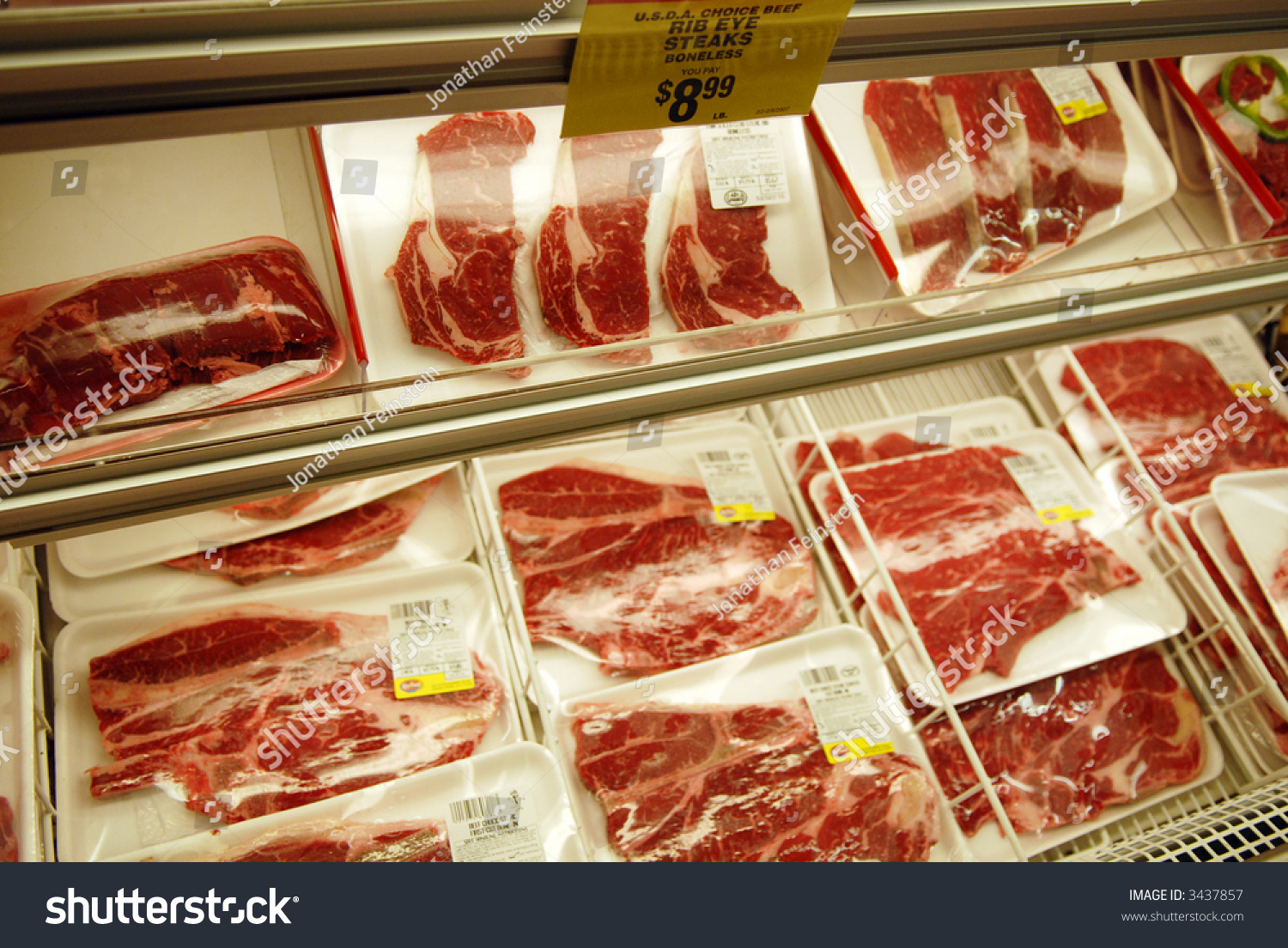 Packaged Meat Stock Photo 3437857 Shutterstock