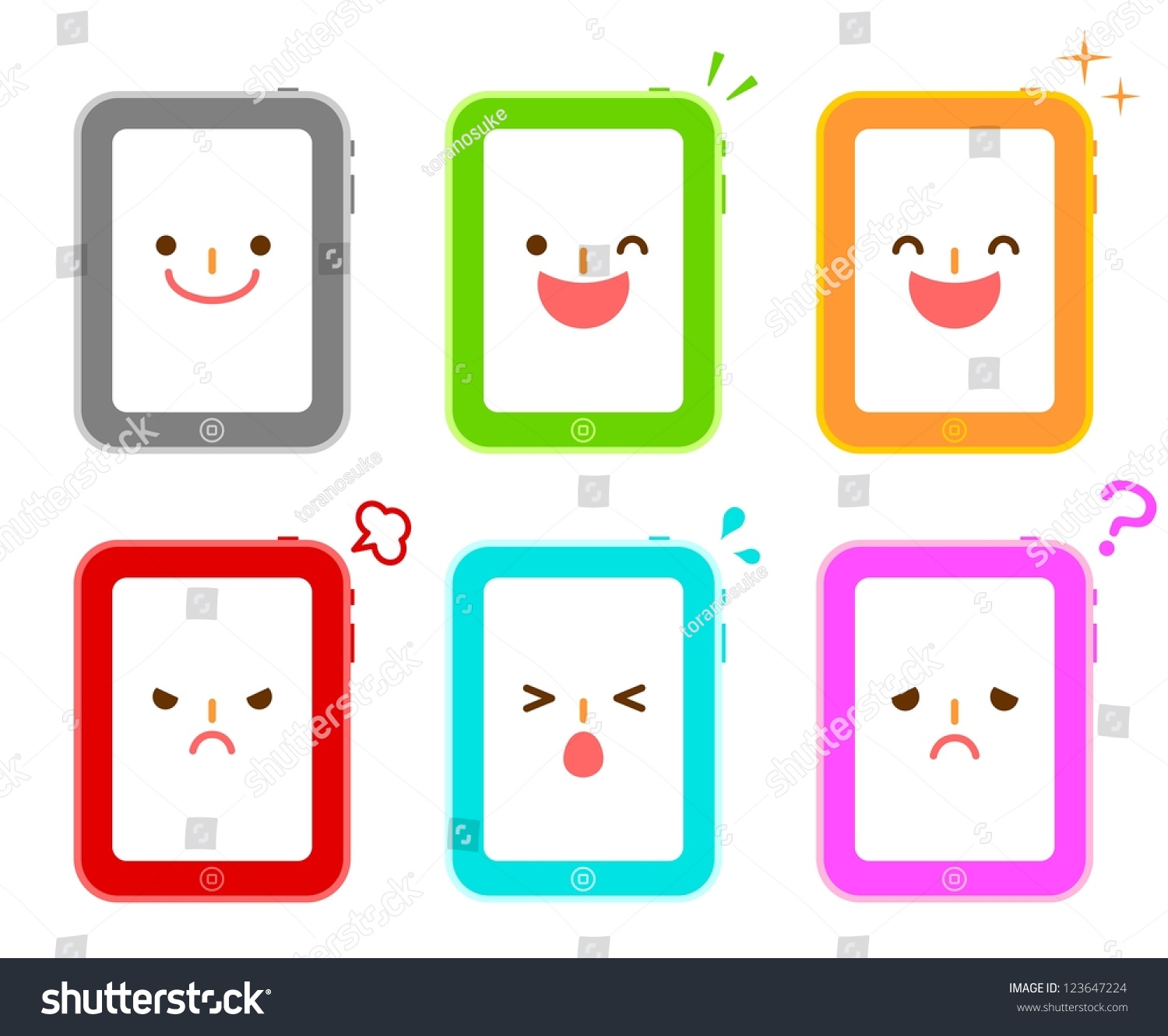 Pad Character Stock Photo 123647224 : Shutterstock