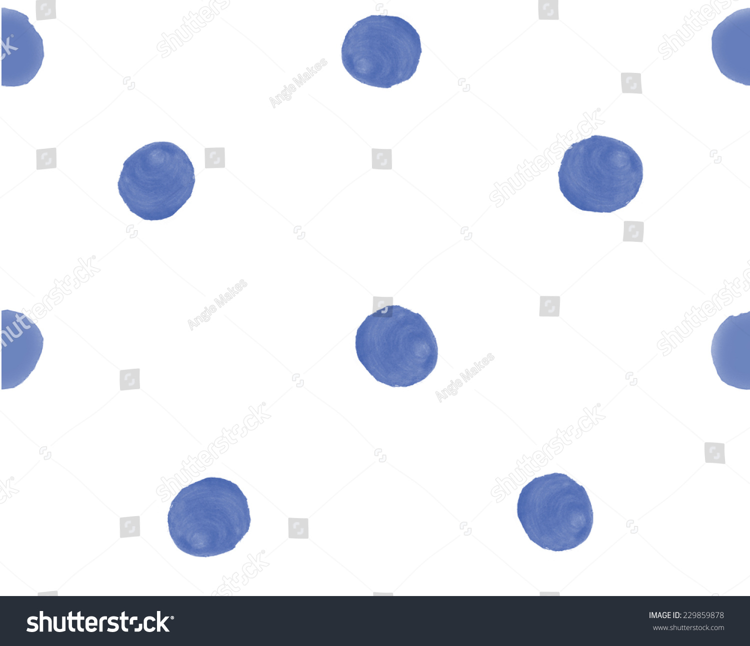 Painted Polka Dots Background Navy Blue Polka Dot Background