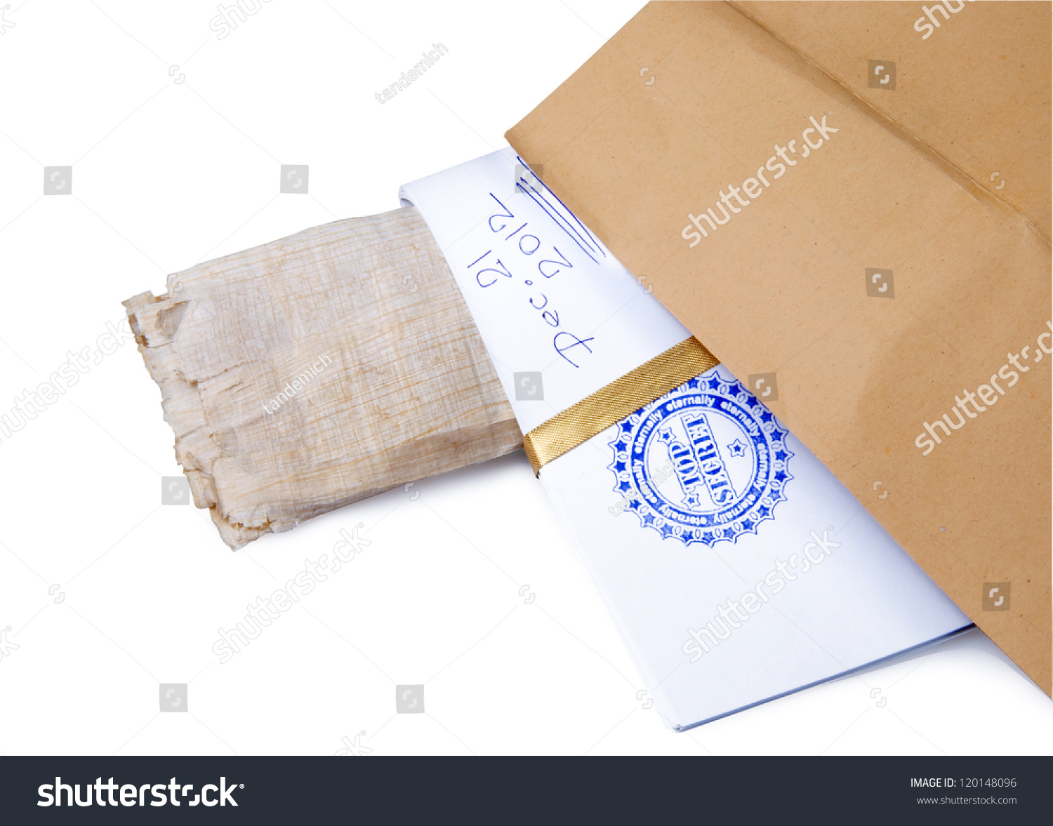 Paper Envelope Stamped "Top Secret",Concept On Classified Material On