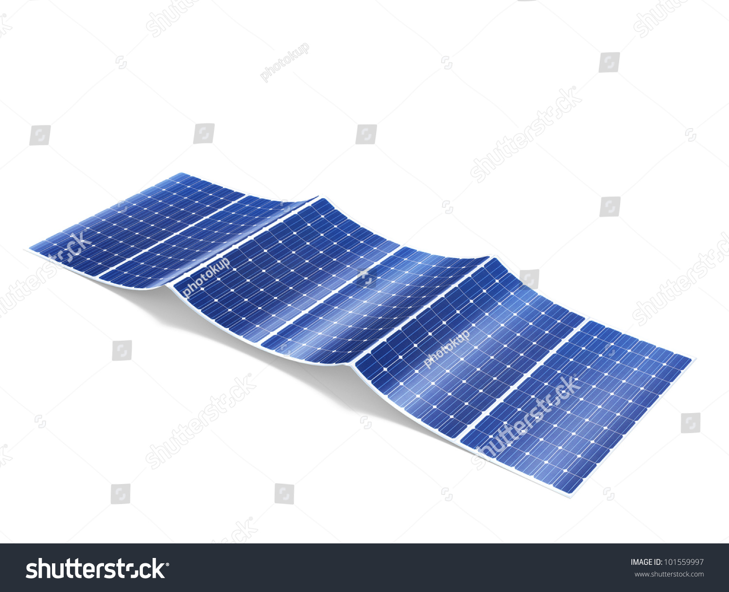 Paper Solar Panels Stock Illustration 101559997 Shutterstock