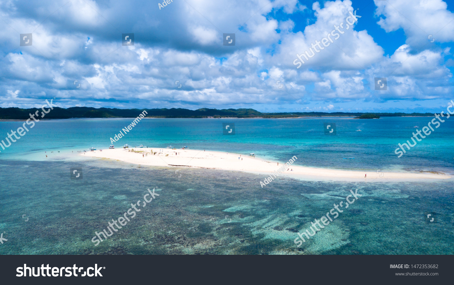 Paradise Naked Island Siargao Philippines Foto Stock 1472353682