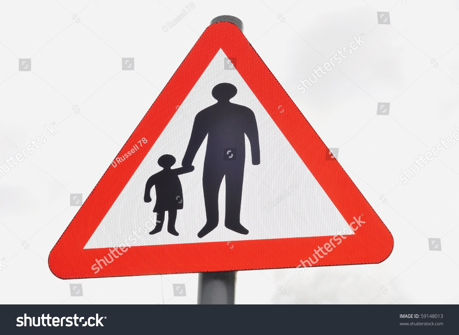 Parent And Child Road Sign Stock Photo 59148013 : Shutterstock