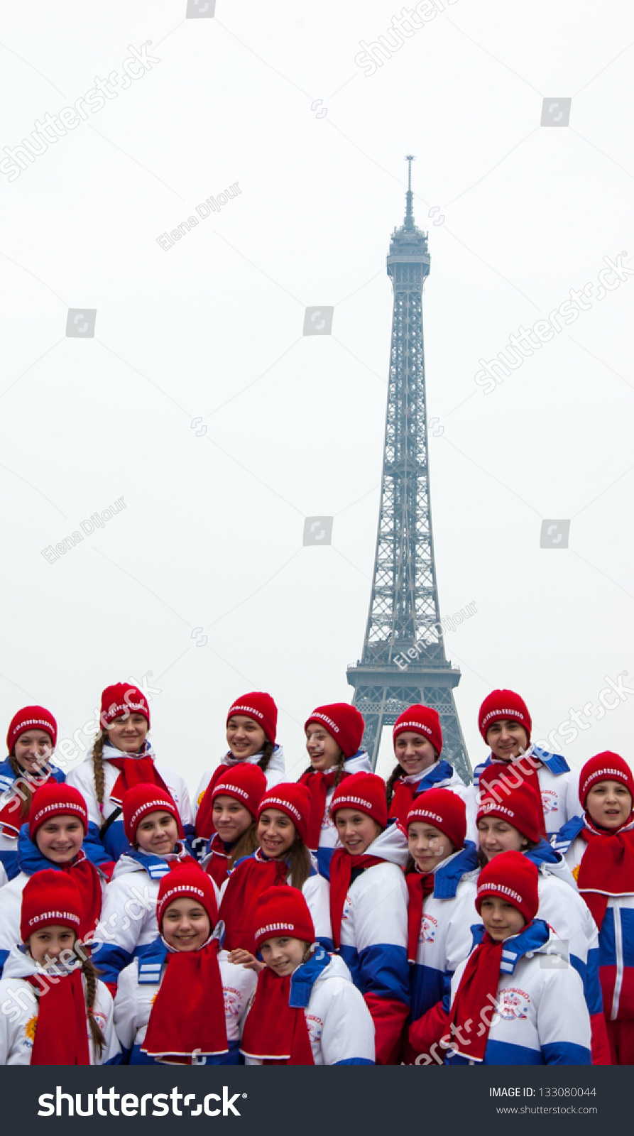 Russian Flag In Paris 29