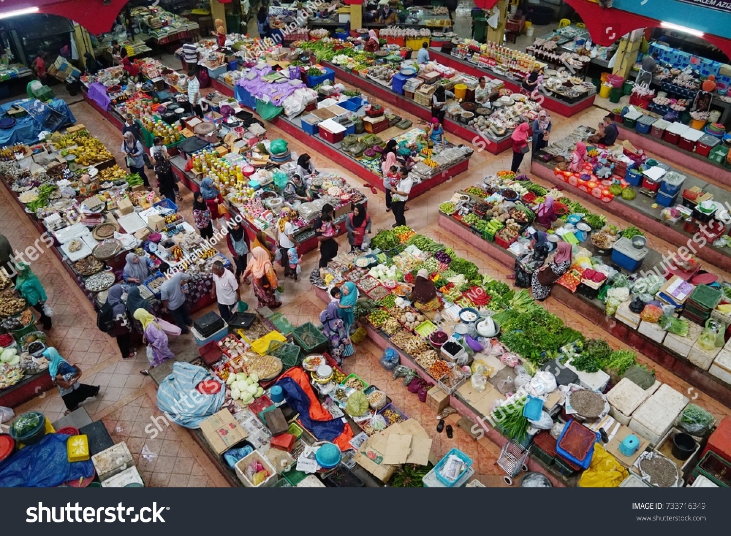 Pasar Besar Siti Khadijah Kota Bharu Stock Photo Edit Now