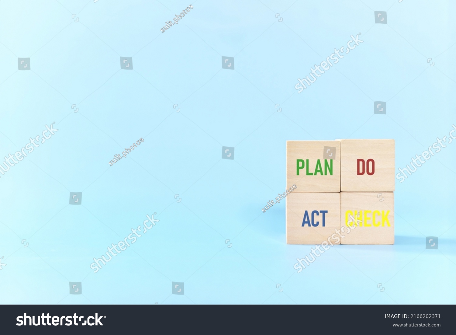 Pdca Plan Do Check Act Cycle Stock Photo 2166202371 Shutterstock