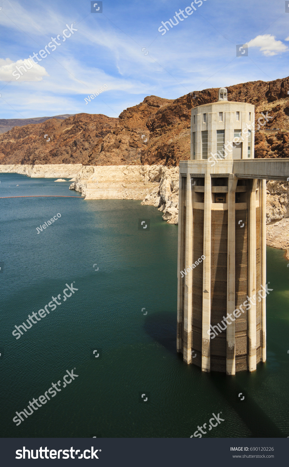 Penstock Tower Hoover Dam Lake Mead Stock Photo Shutterstock