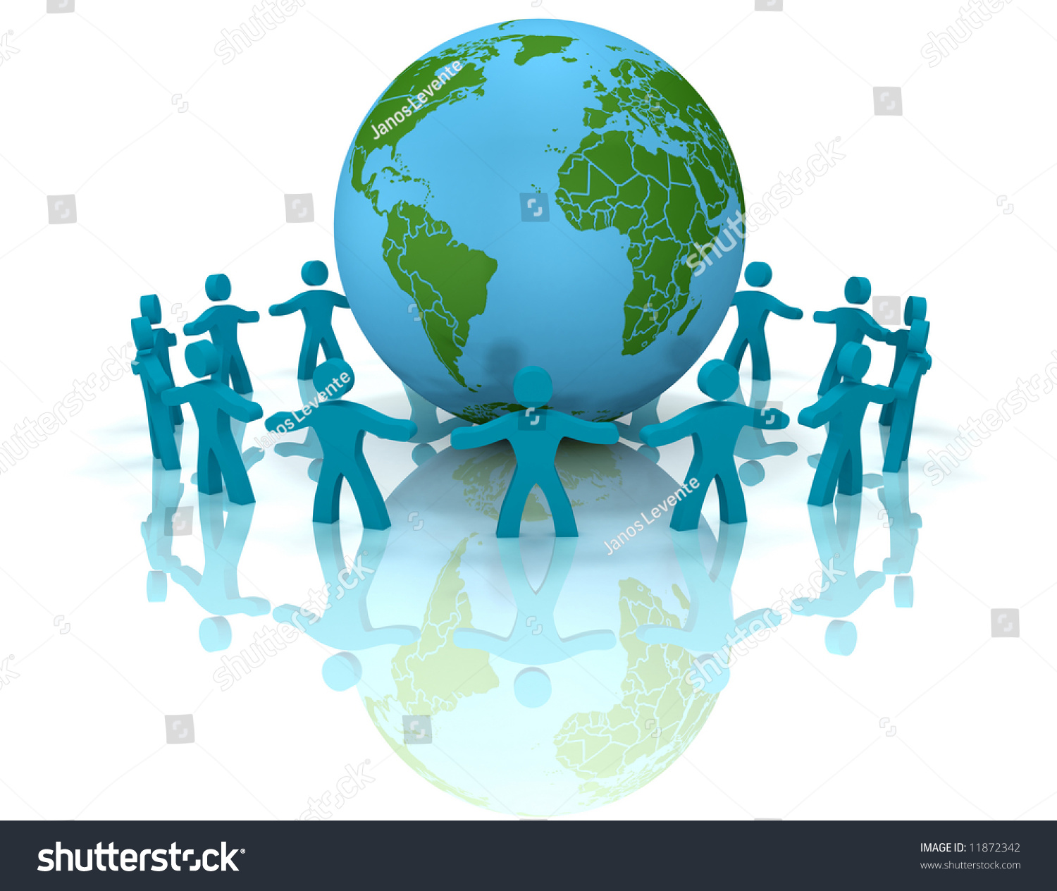 People Embracing The World Stock Photo 11872342 : Shutterstock