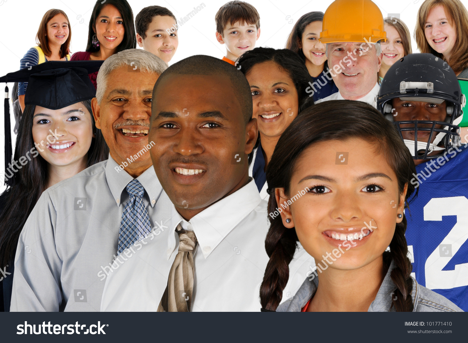 People Of All Different Races And Professions Stock Photo 101771410 