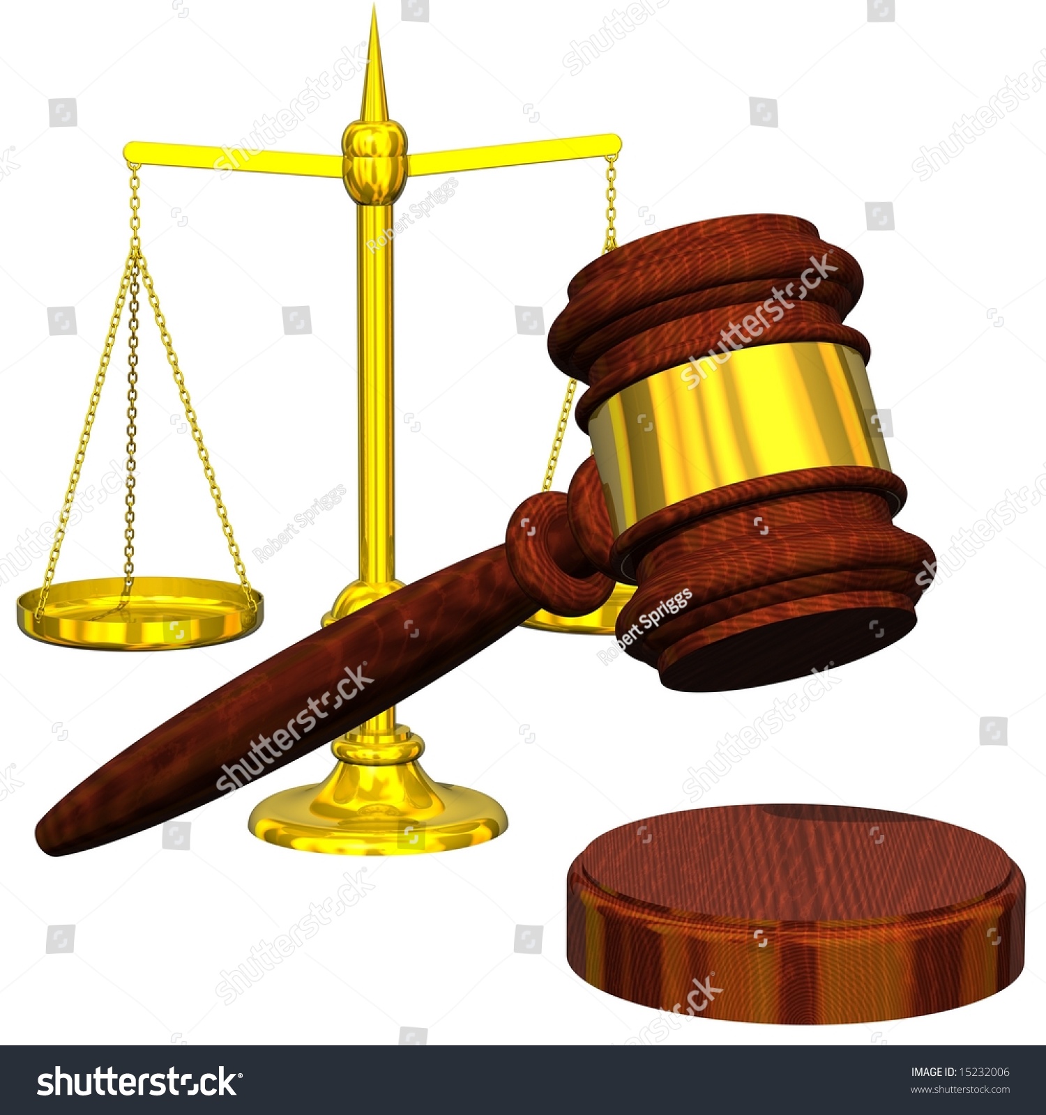 Perfect Legal Objects Isolated On White Stock Photo 15232006 Shutterstock