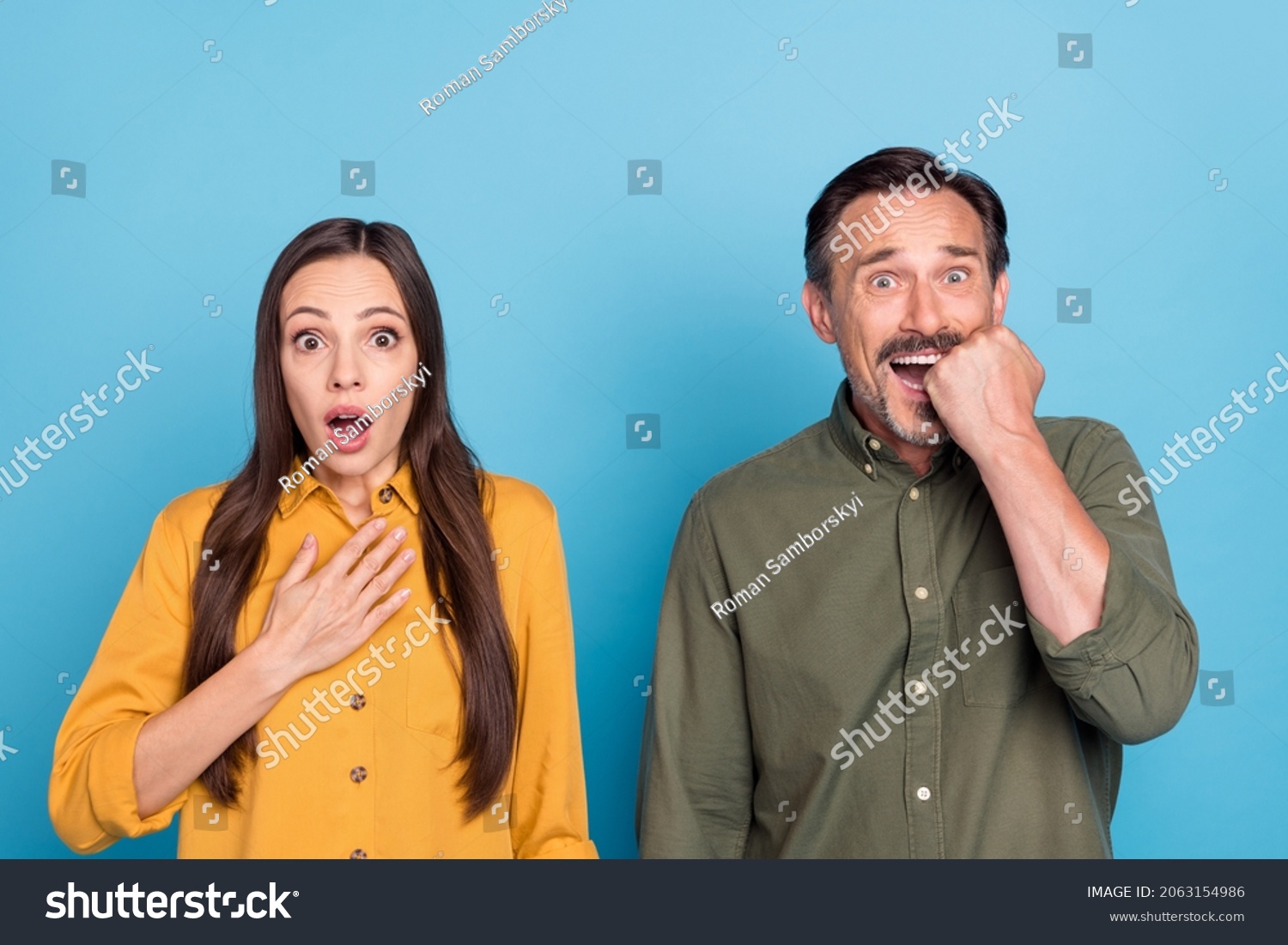 Photo Afraid Shocked Scared Mature Man Stock Photo Edit Now