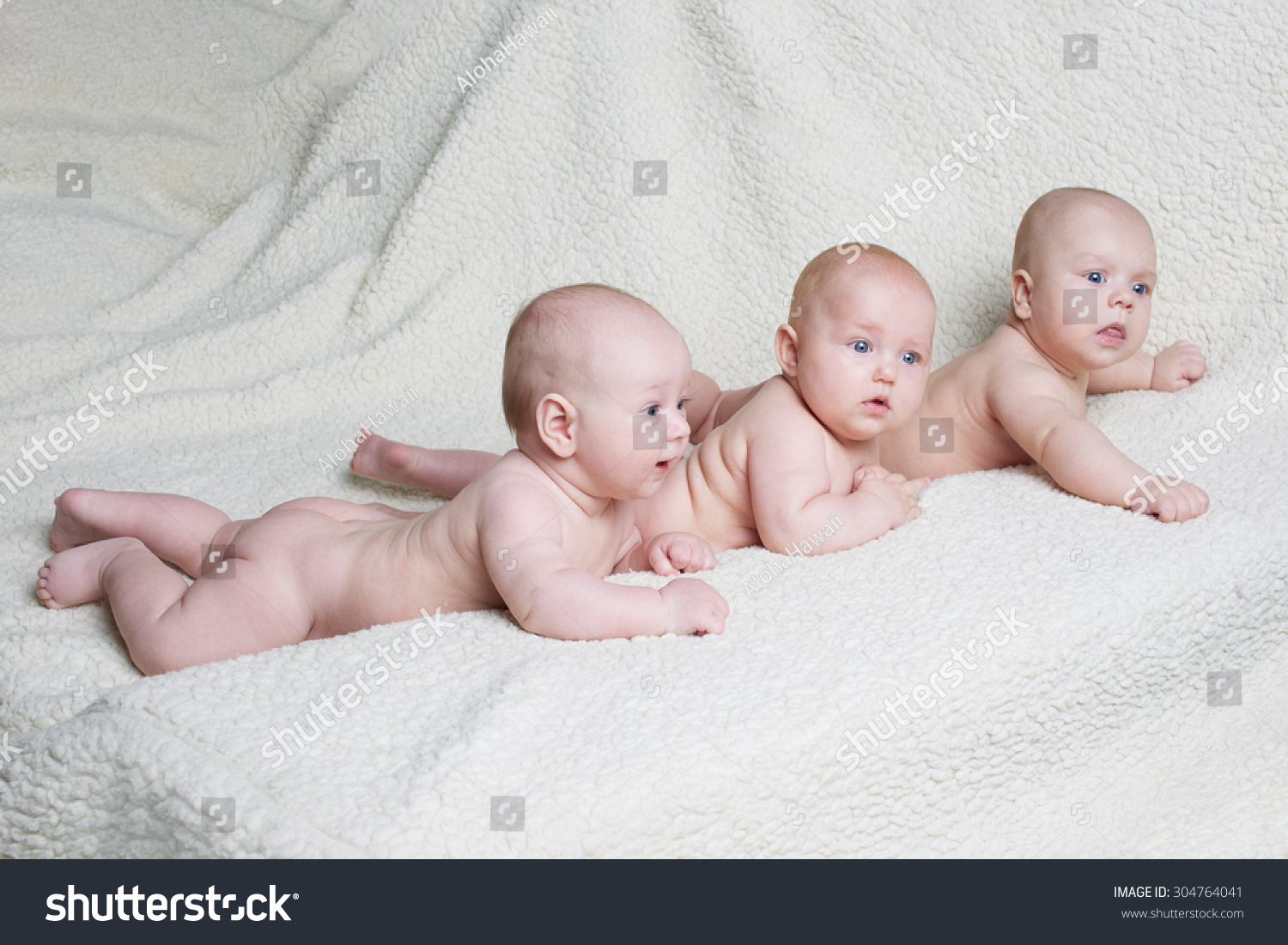 Photo Naked Babies Back View Shutterstock