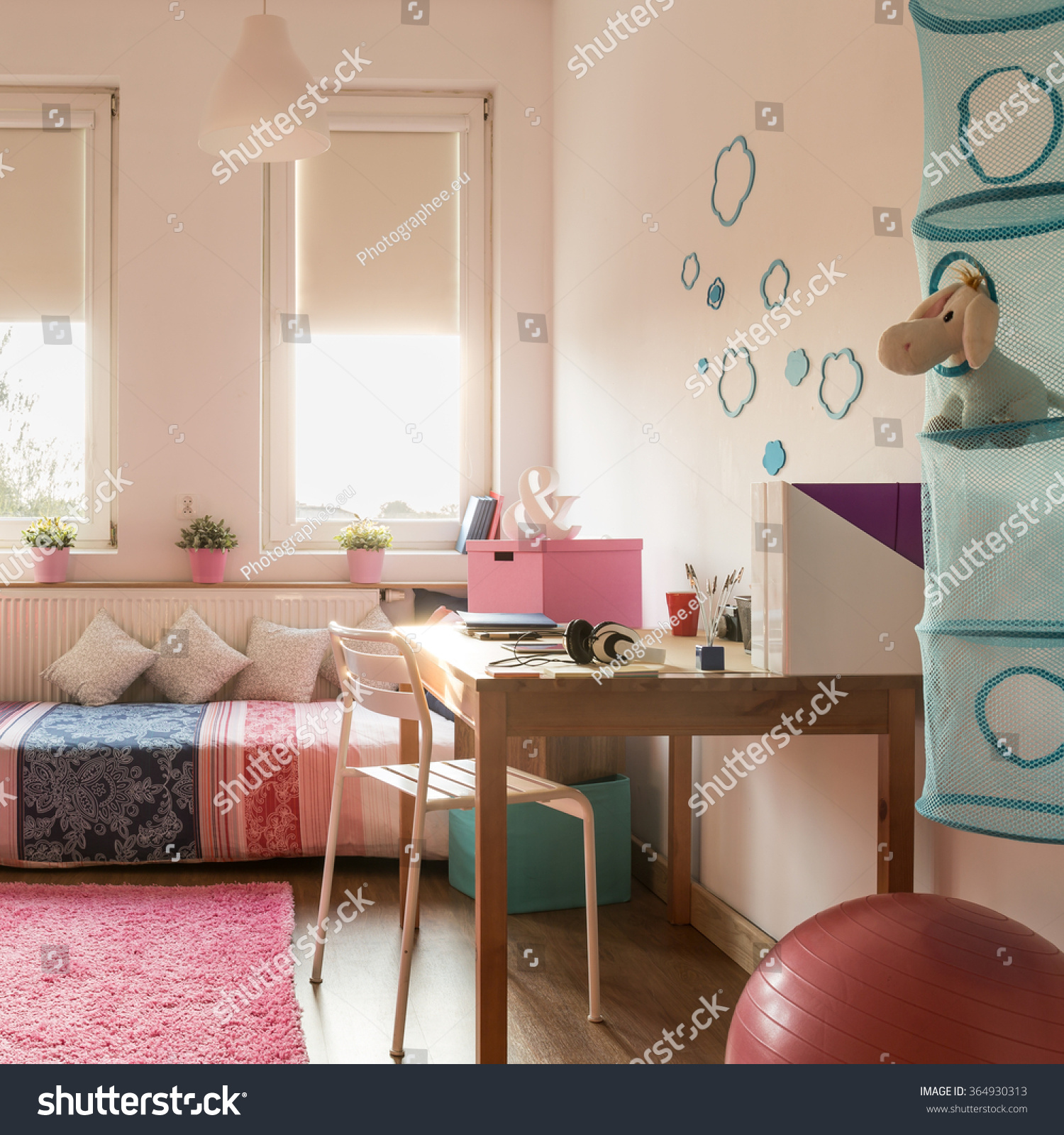 Picture Of Snug Room For Teenage Girl Stock Photo 364930313 Shutterstock