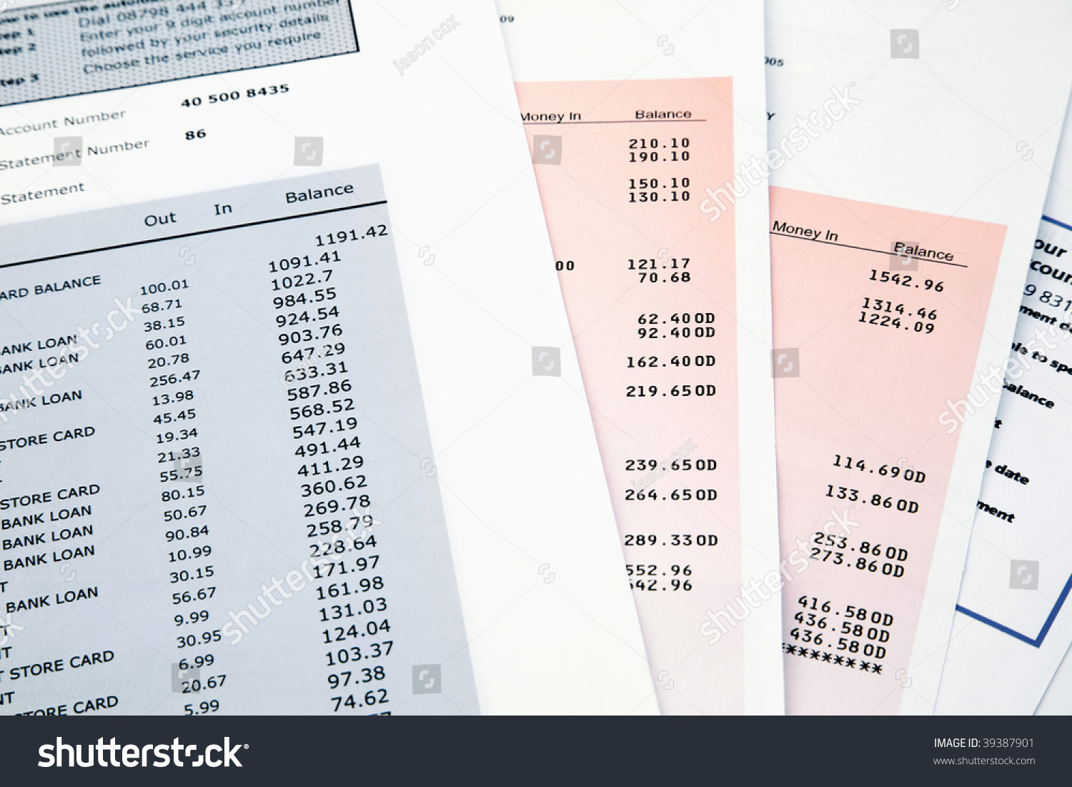 bank statement clipart - photo #5