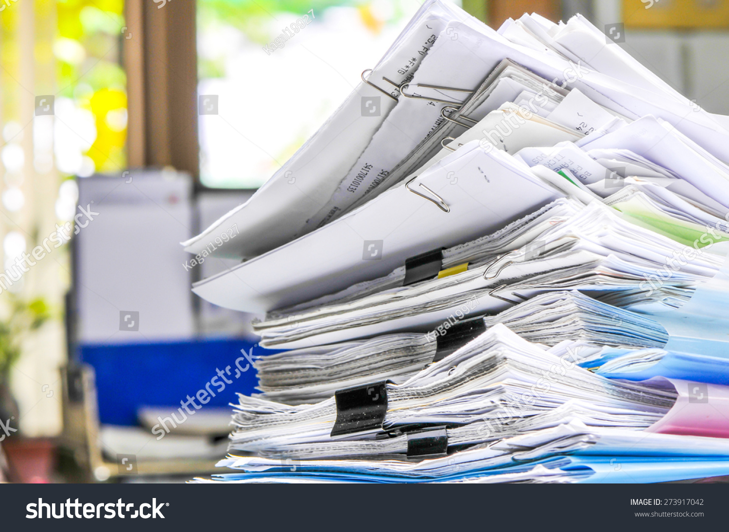 Pile Of Documents Stock Photo 273917042 : Shutterstock