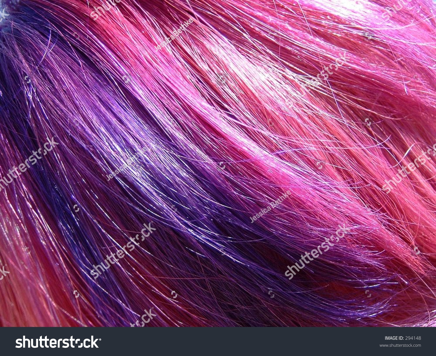 Pink And Purple Hair Stock Photo 294148 : Shutterstock