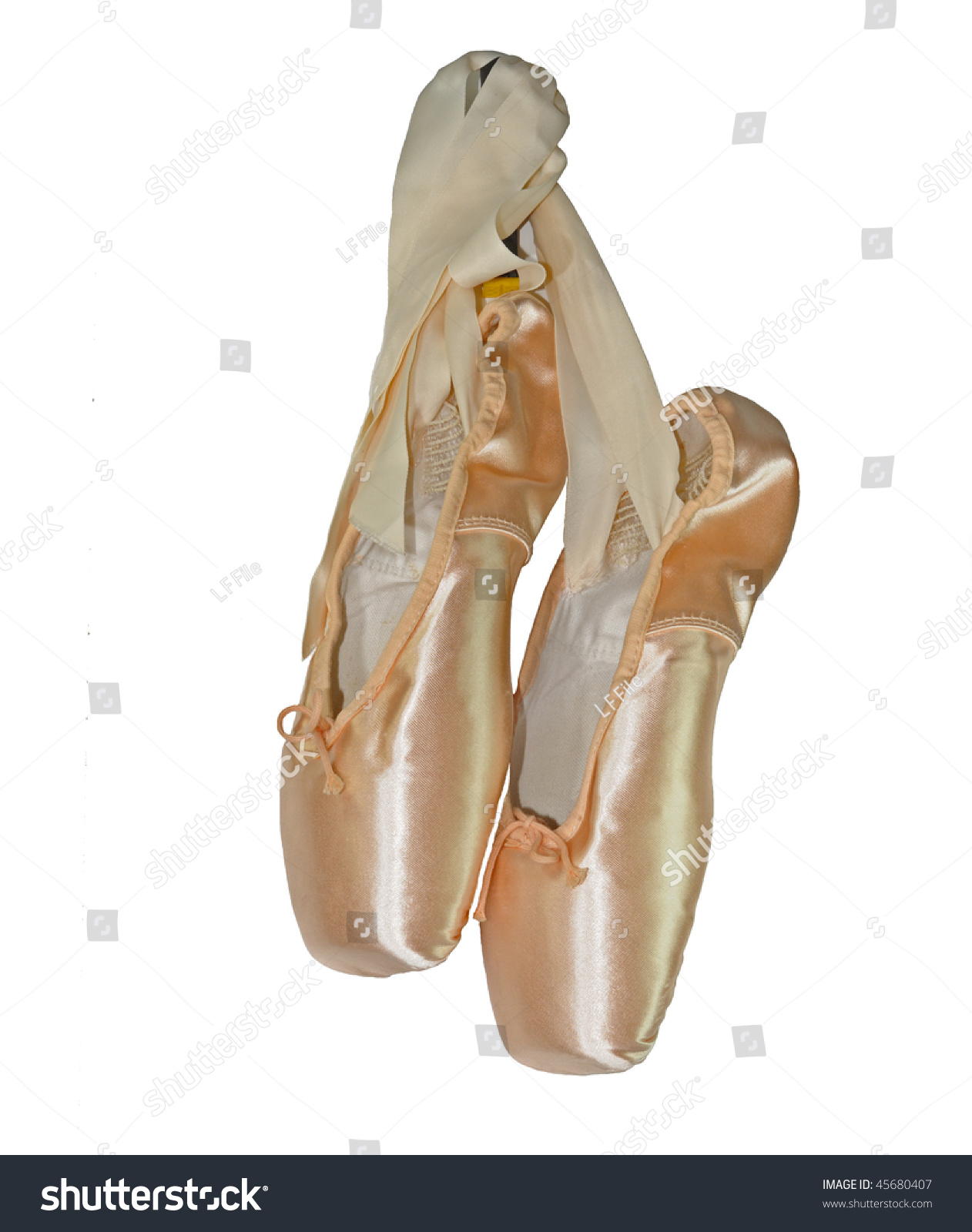 ballet slippers with ribbons