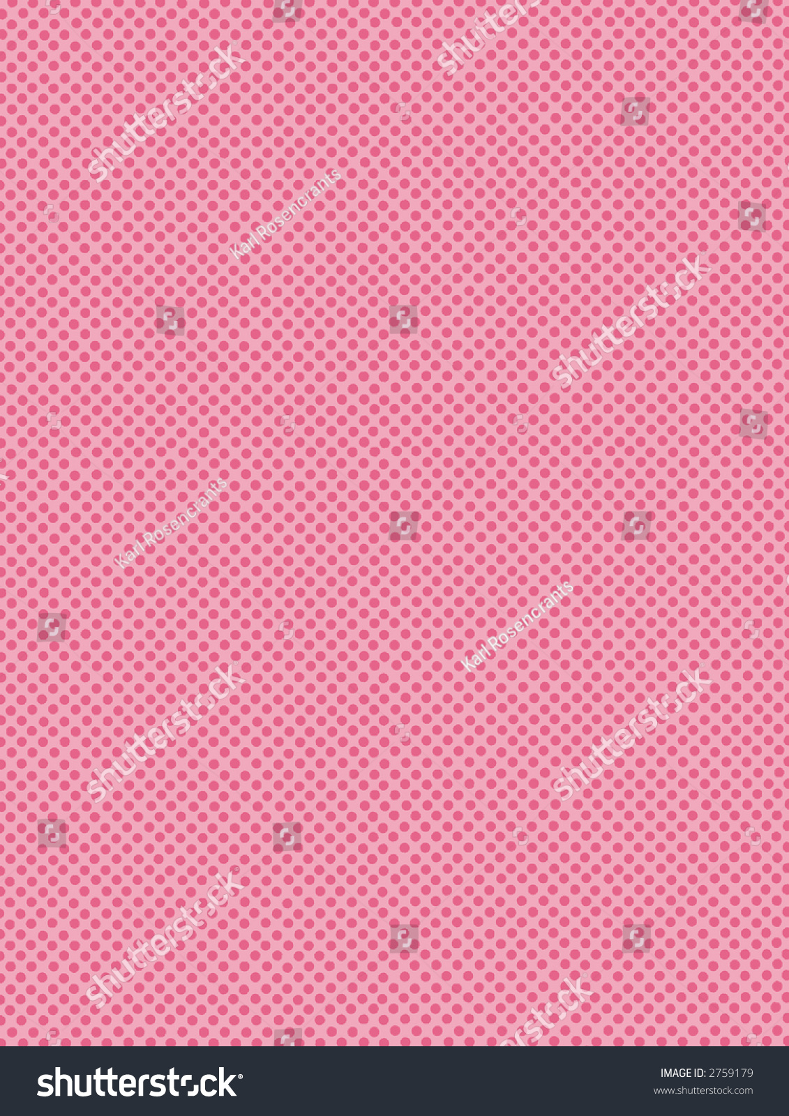 Pink Polka Dot Background Stock Photo 2759179 : Shutterstock