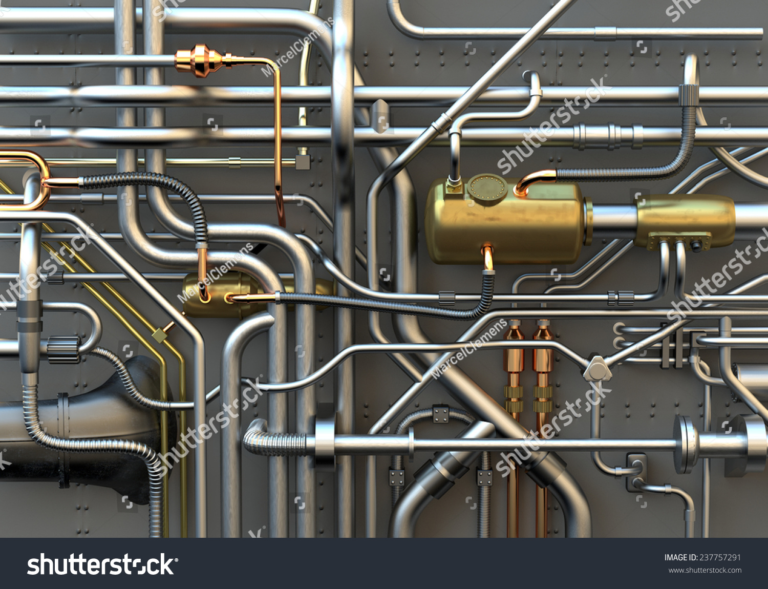 Pipe Network. Stock Photo 237757291 Shutterstock