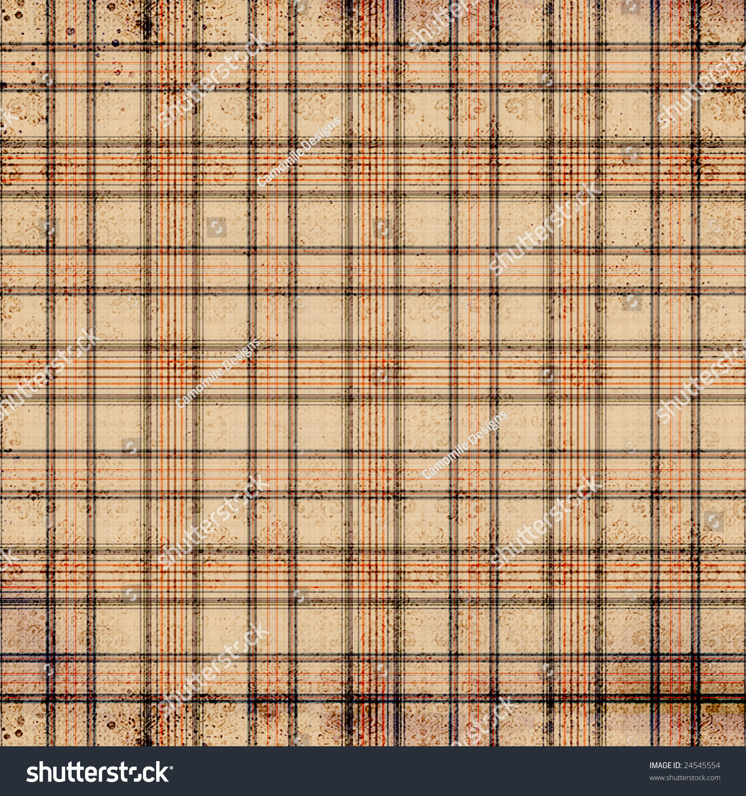 Plaid Grunge Background Brown Colors Stock Photo 24545554 - Shutterstock