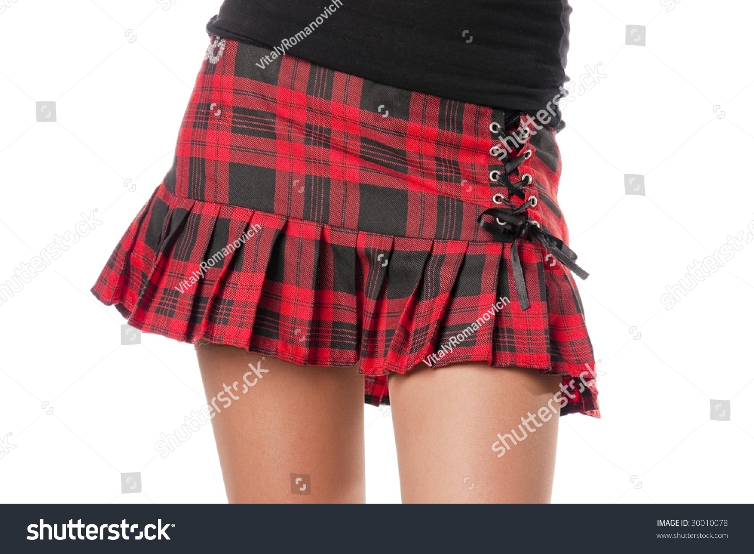 Plaid Skirt Stock Photo 30010078 - Shutterstock