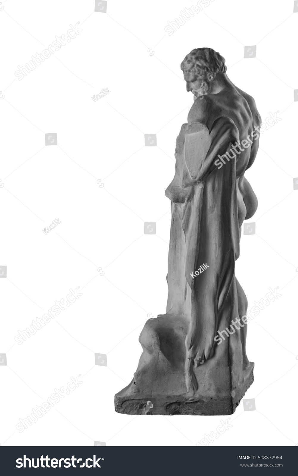 Plaster Statue Hercules Naked Man Stock Photo Shutterstock