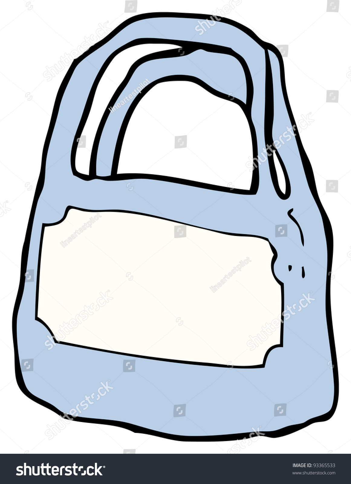 Plastic Bag Cartoon Stock Illustration 93365533 - Shutterstock