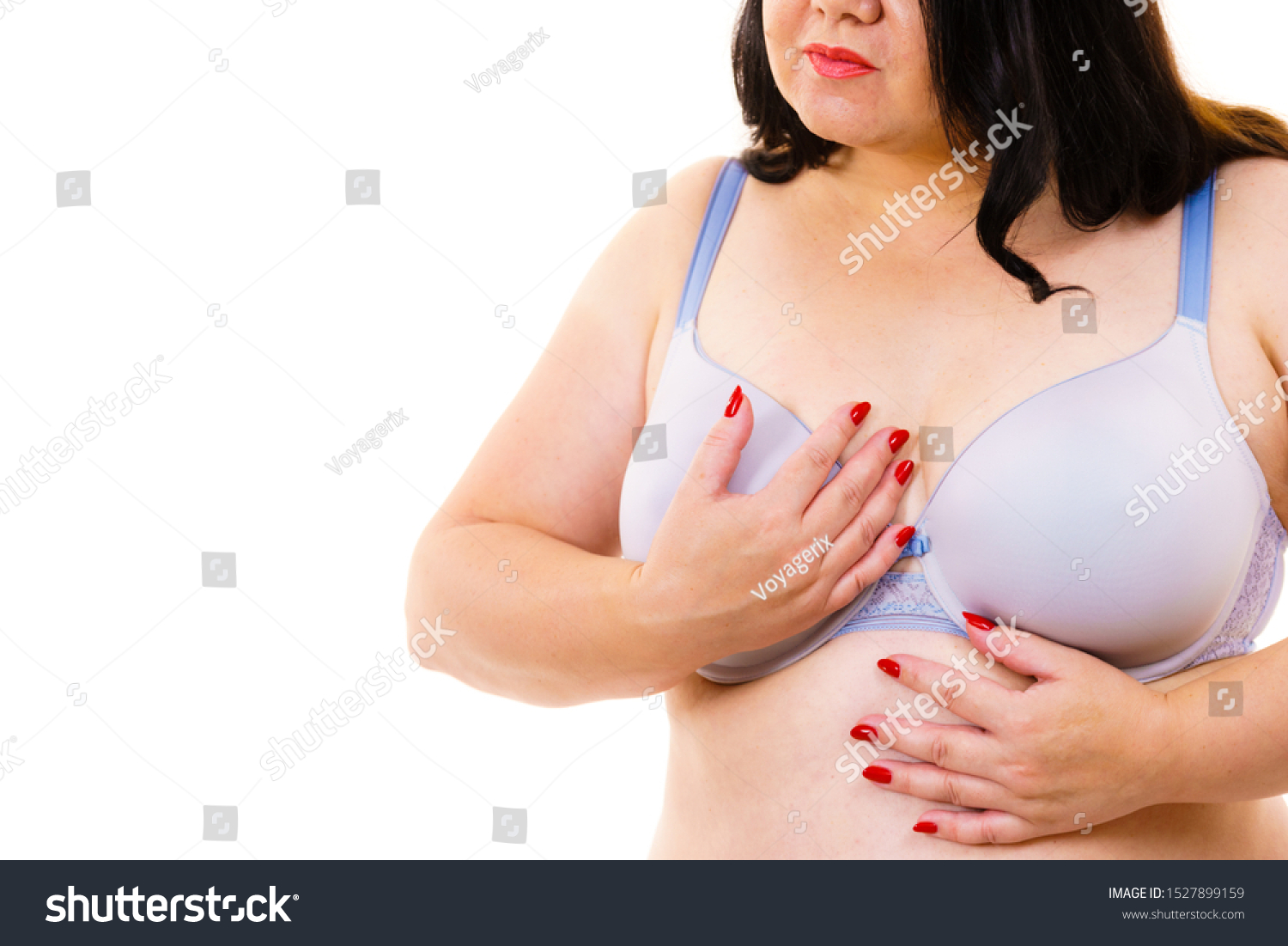 Plus Size Fat Mature Woman Wearing Stock Photo 1527899159 Shutterstock