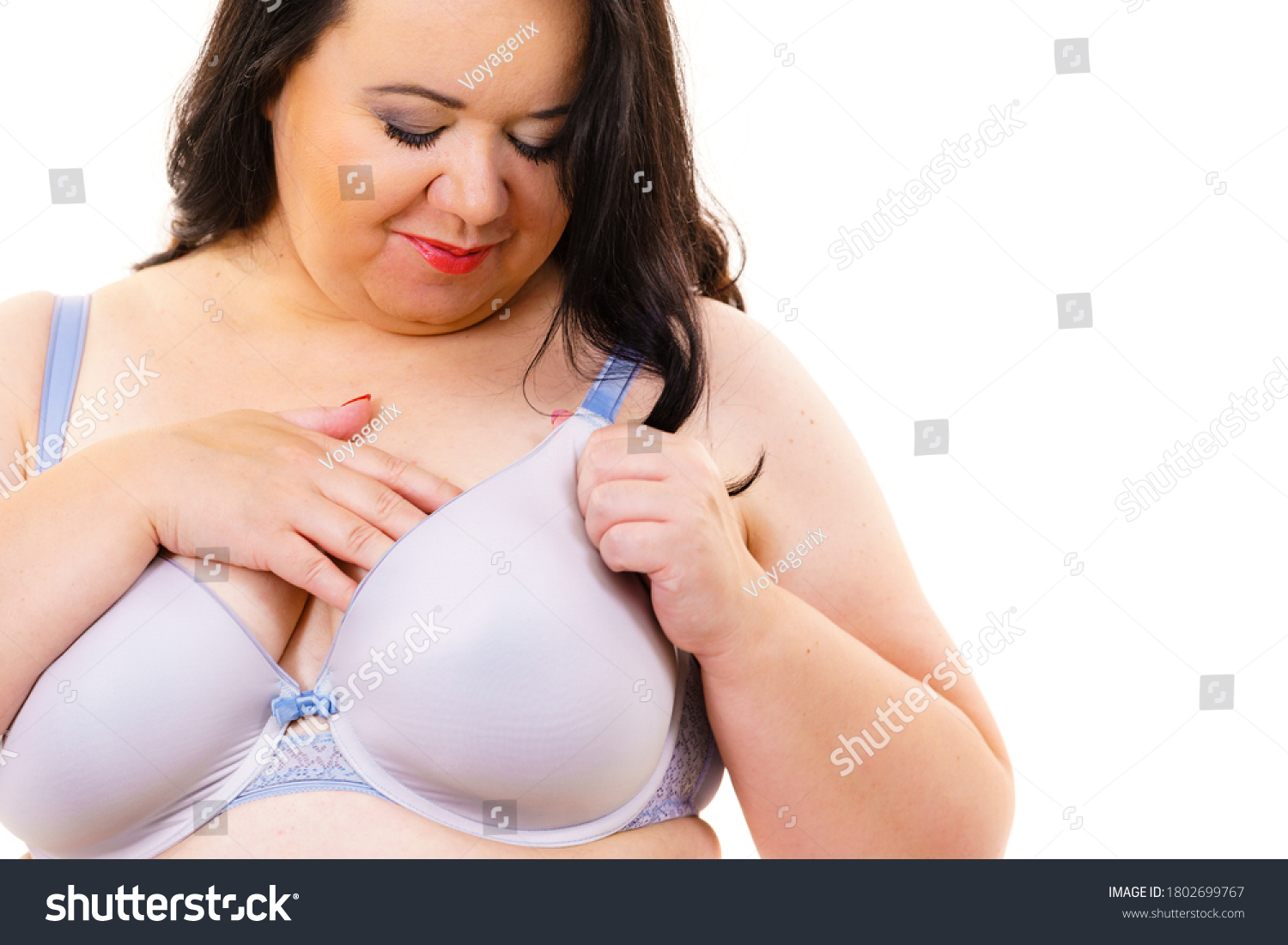 Plus Size Fat Mature Woman Wearing Stock Photo 1802699767 Shutterstock