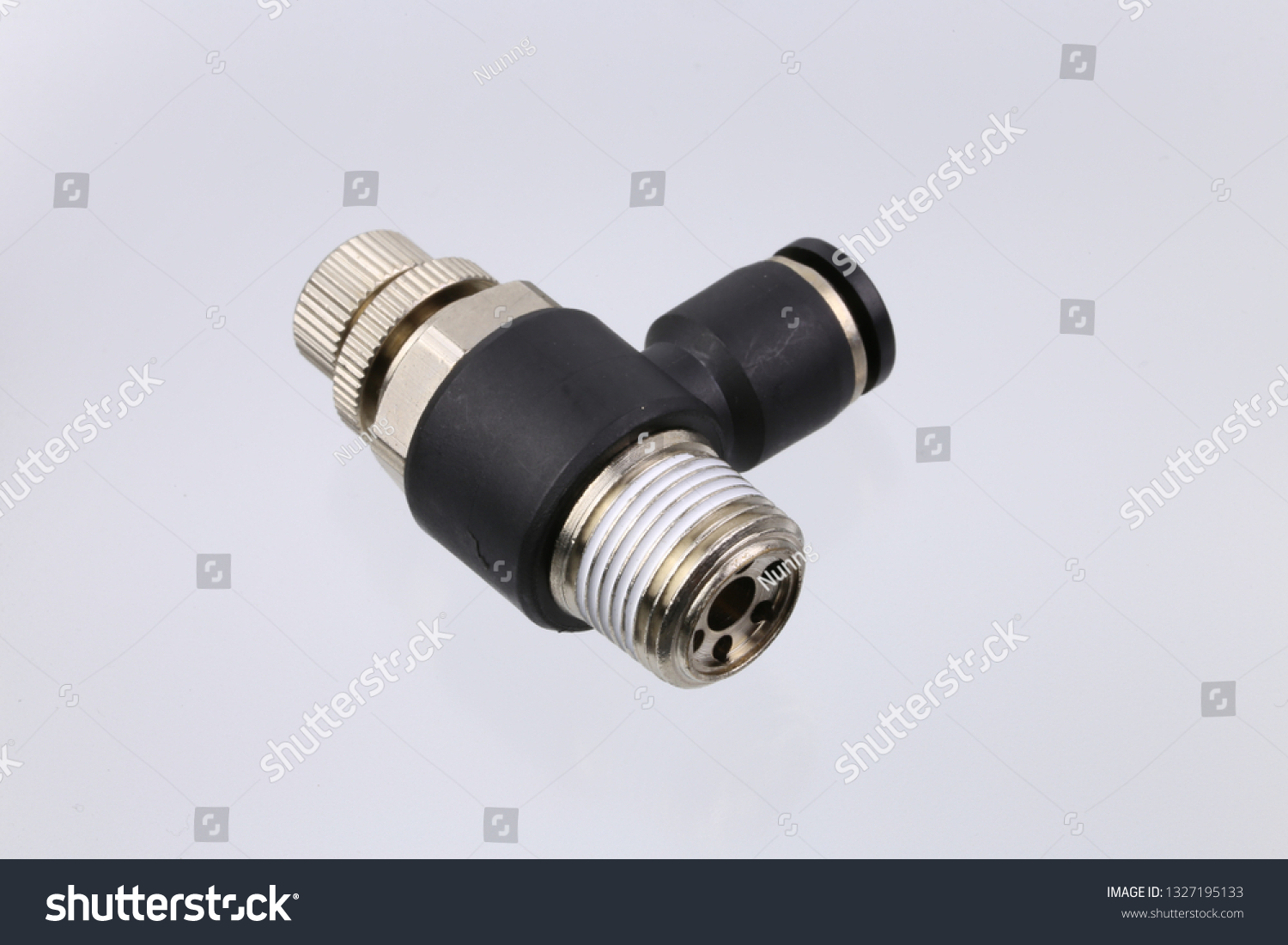 Pneumatic Speed Control Valvequick Fitting Joint Stock Photo Edit Now