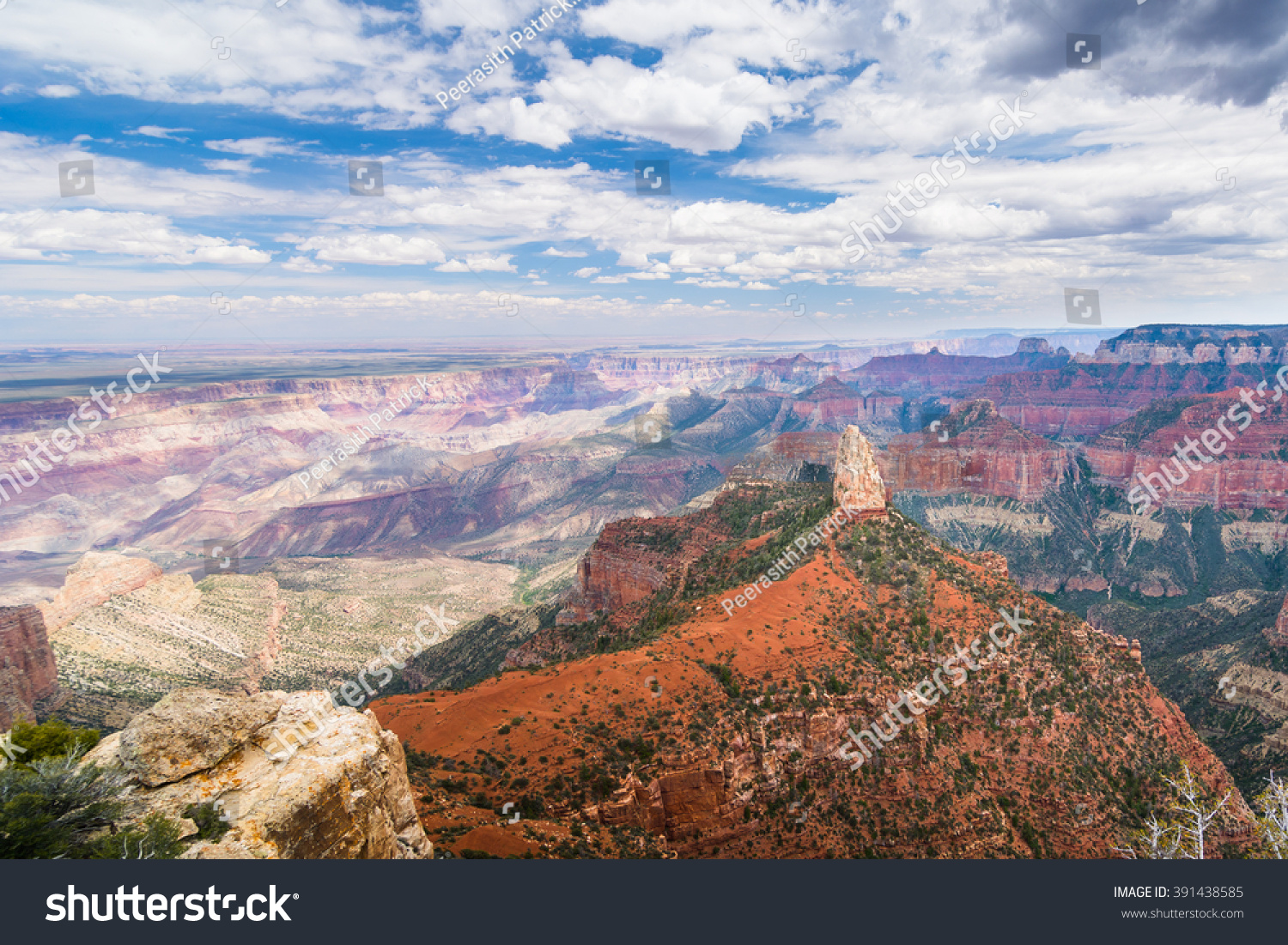 Point Imperial In Grand Canyon National Park North Rim In The Afternoon