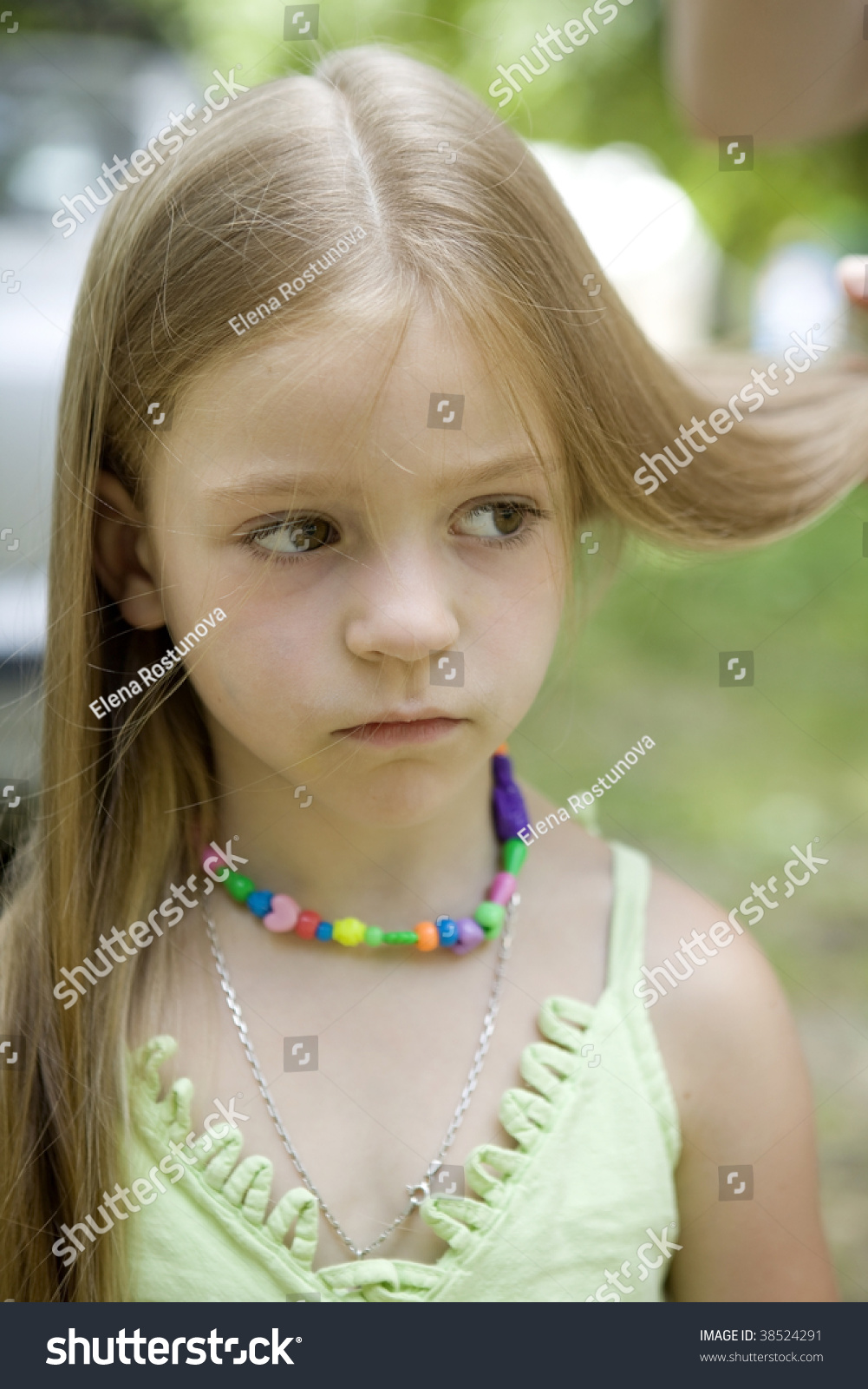 Portrait Of A Cute 6 Years Old Girl. Stock Photo 38524291 : Shutterstock